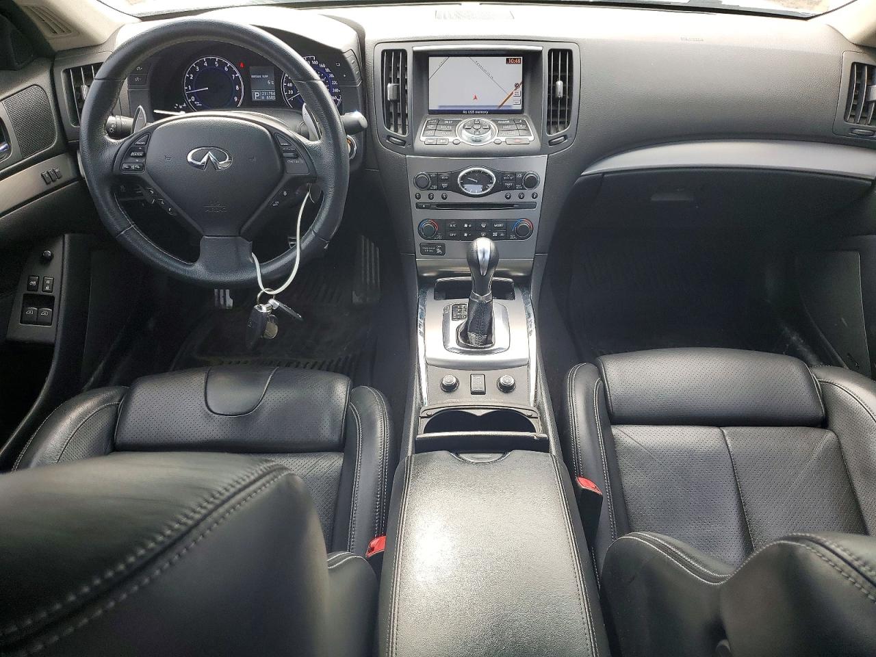 2012 Infiniti G37x 2dr Awd White vin: JN1CV6EL7CM470577