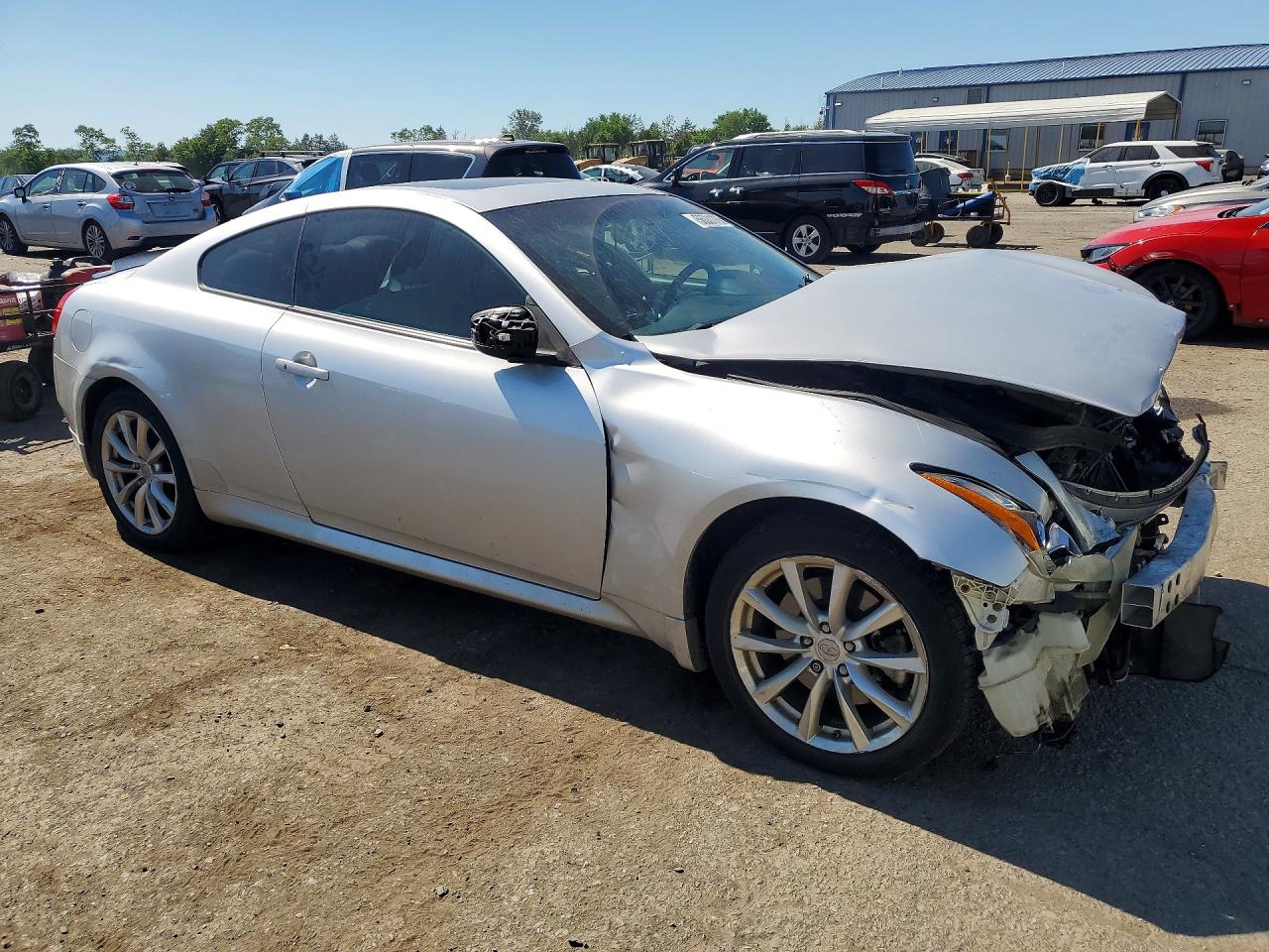 2012 Infiniti G37 Coupe X Silver vin: JN1CV6EL7CM471311
