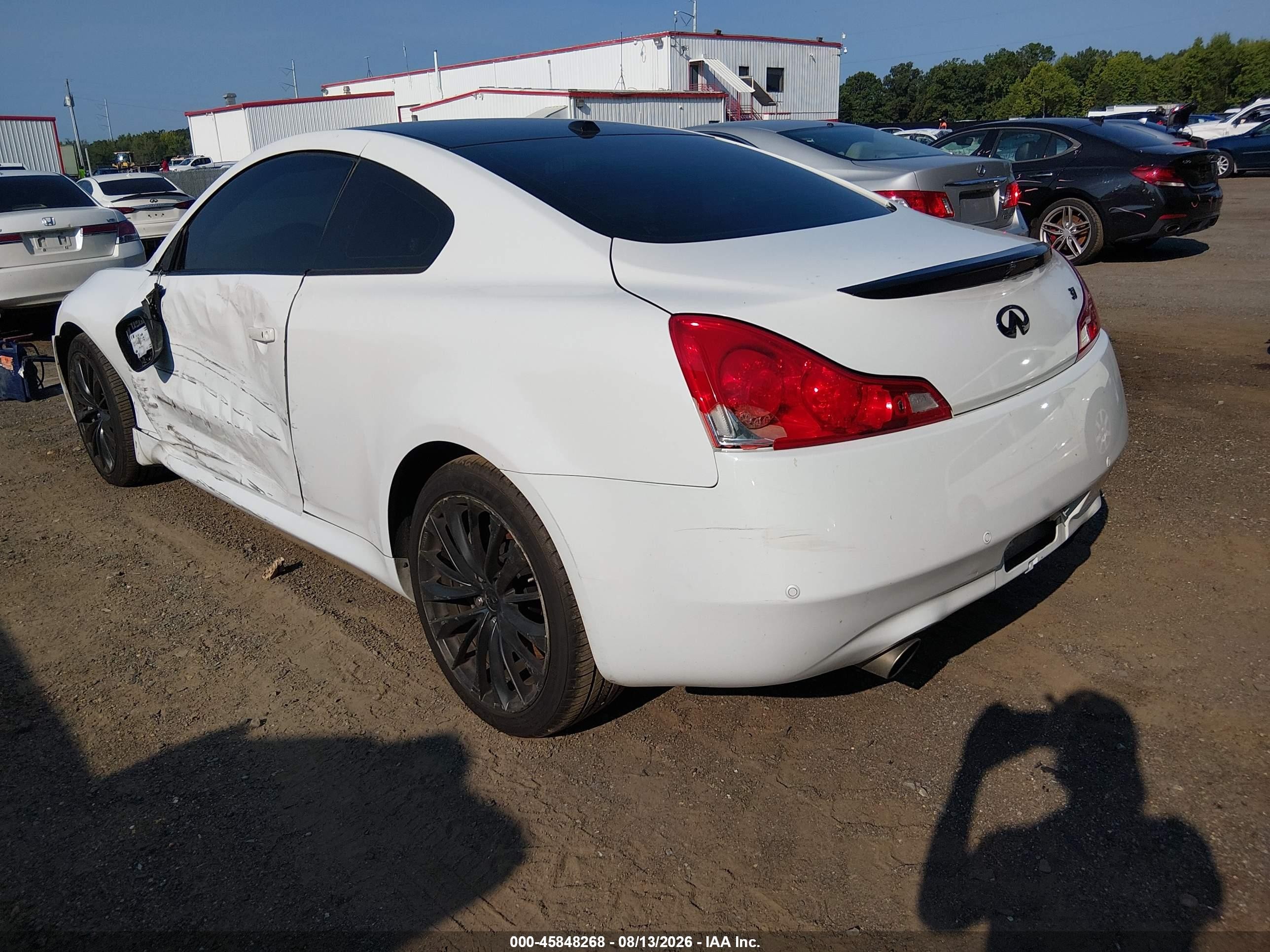 2012 Infiniti G37x   White vin: JN1CV6EL7CM471972