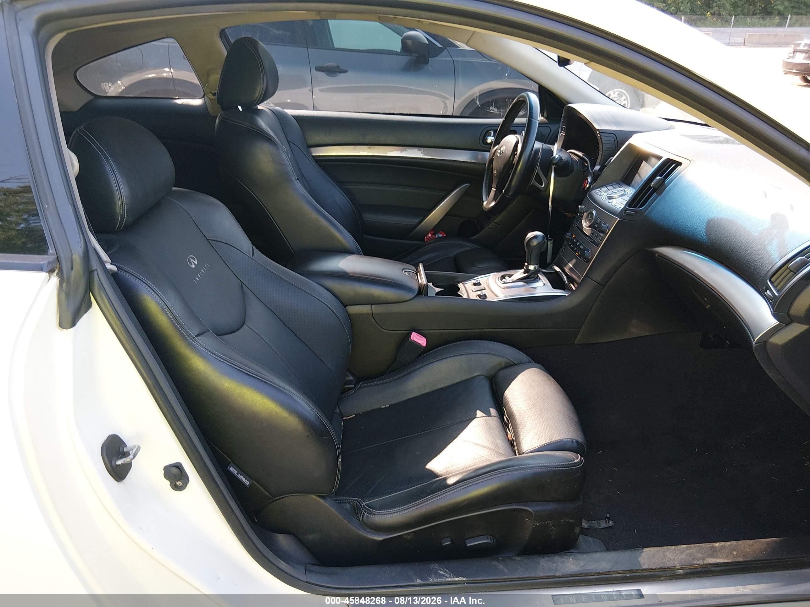 2012 Infiniti G37x   White vin: JN1CV6EL7CM471972