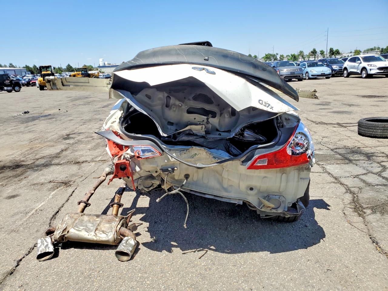 2012 Infiniti G37 Coupe X Белый vin: JN1CV6EL7CM473401