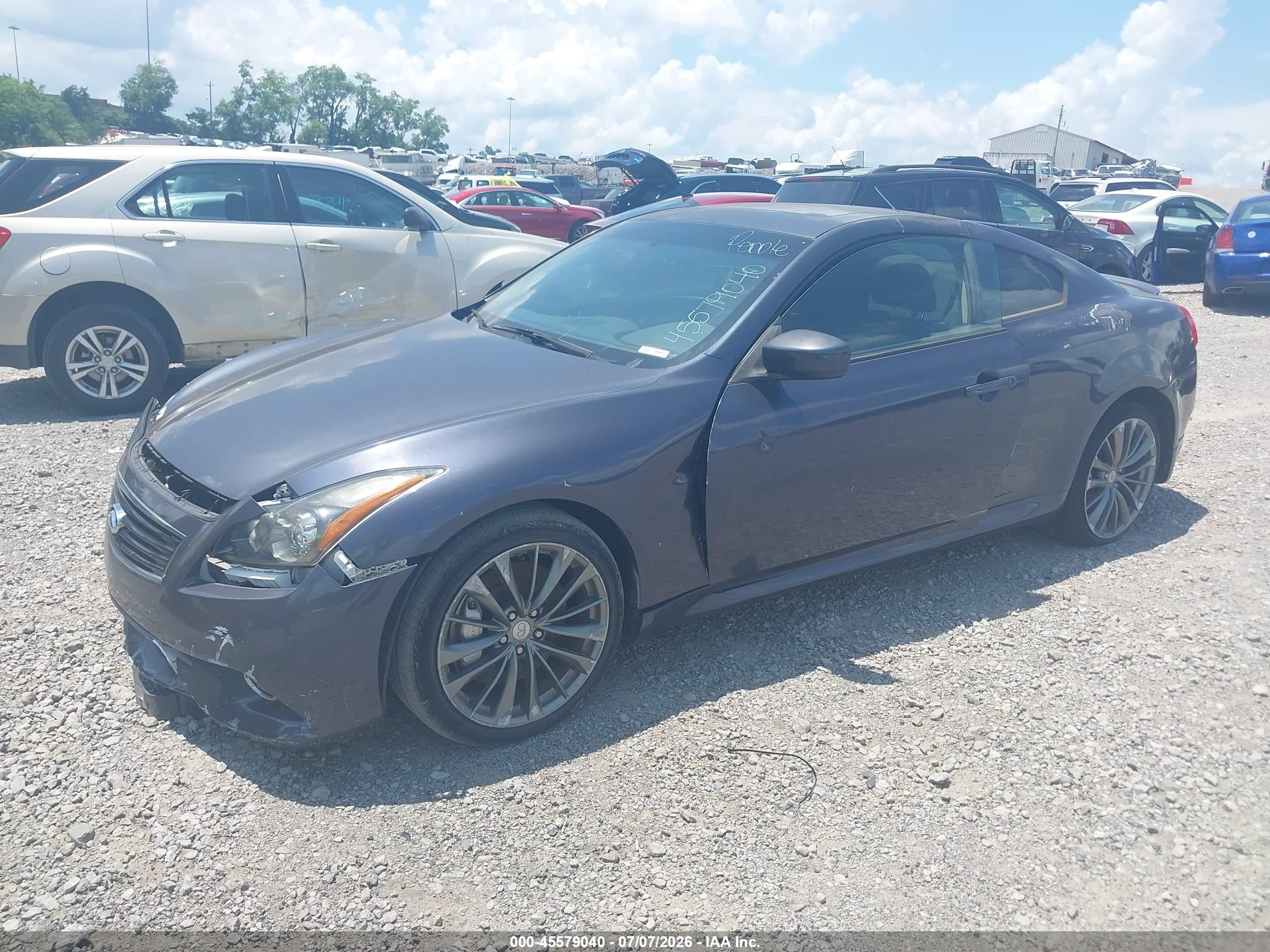 2013 Infiniti G37x   Gray vin: JN1CV6EL7DM982955