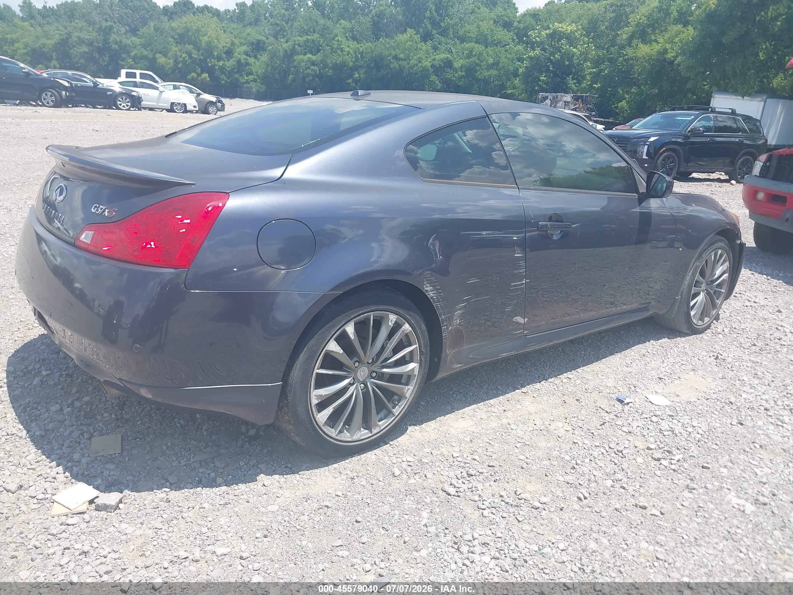 2013 Infiniti G37x   Gray vin: JN1CV6EL7DM982955