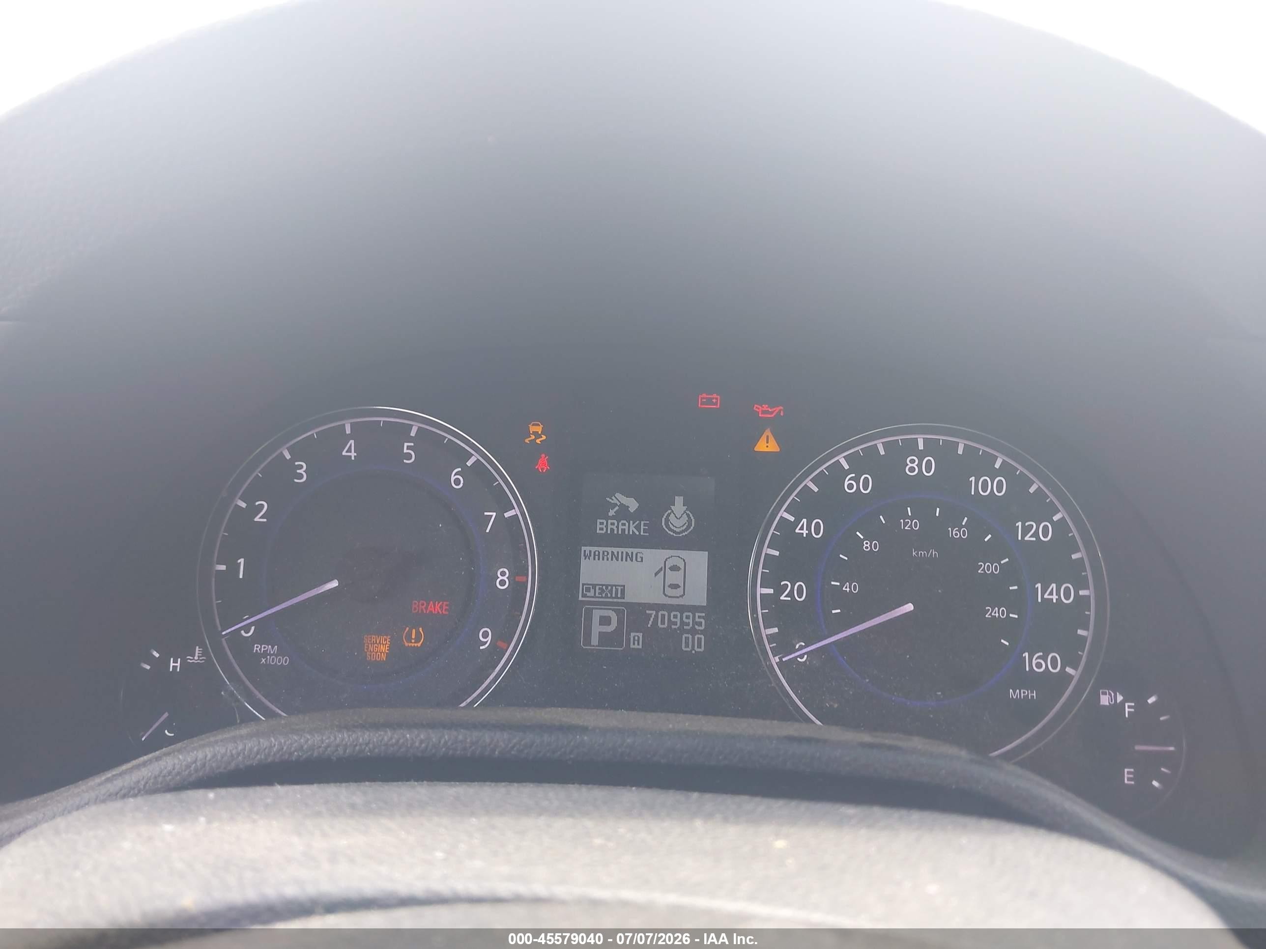 2013 Infiniti G37x   Gray vin: JN1CV6EL7DM982955