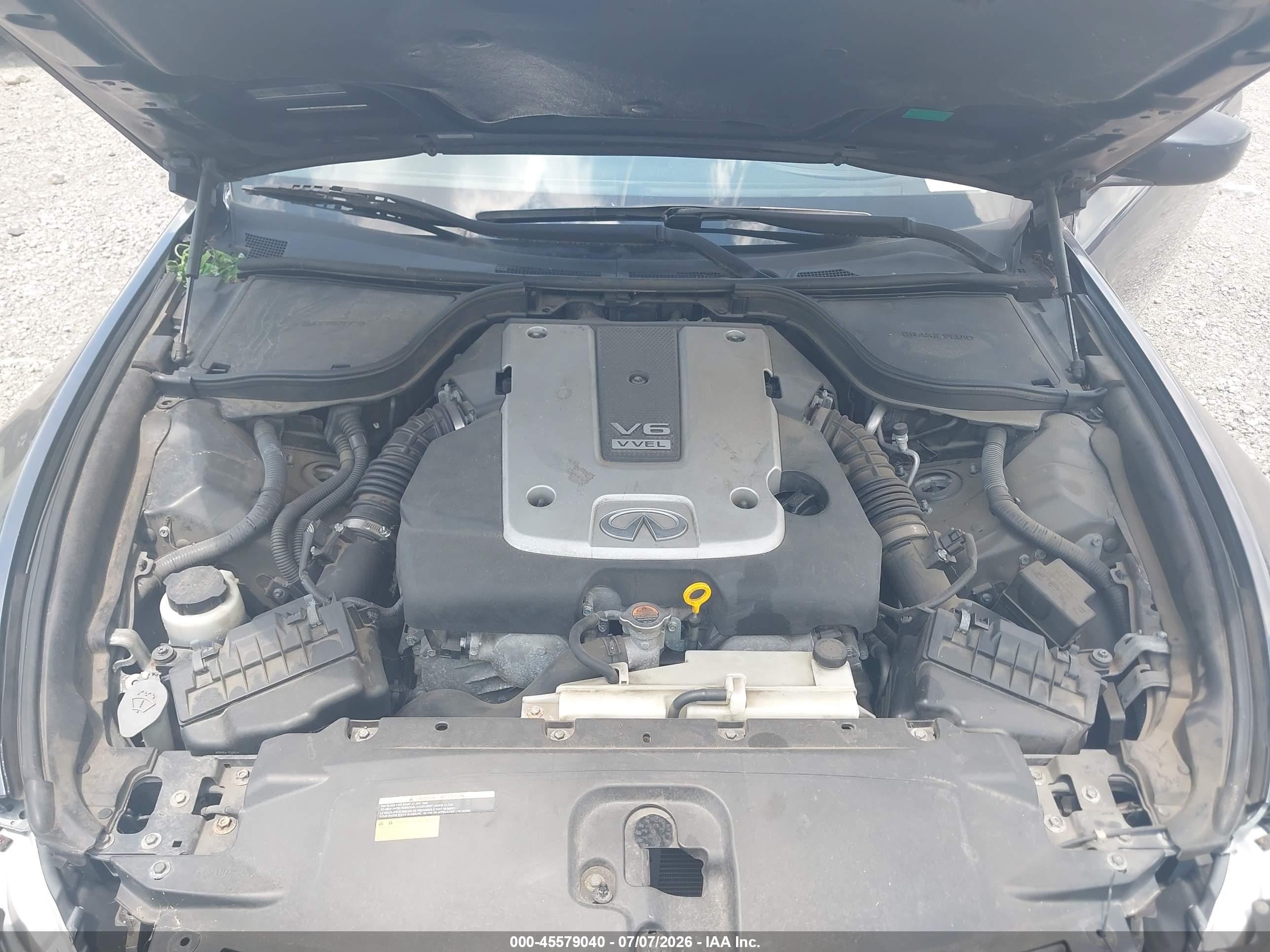 2013 Infiniti G37x   Gray vin: JN1CV6EL7DM982955