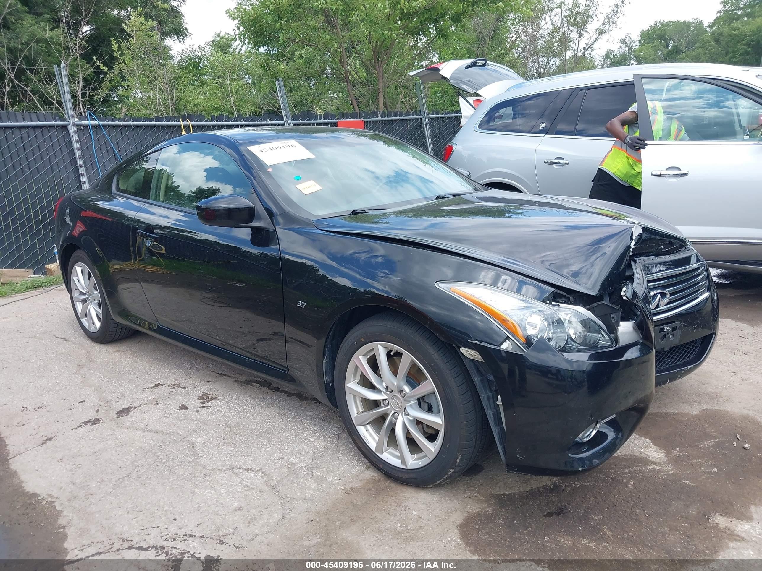 2014 Infiniti Q60   Black vin: JN1CV6EL7EM130557