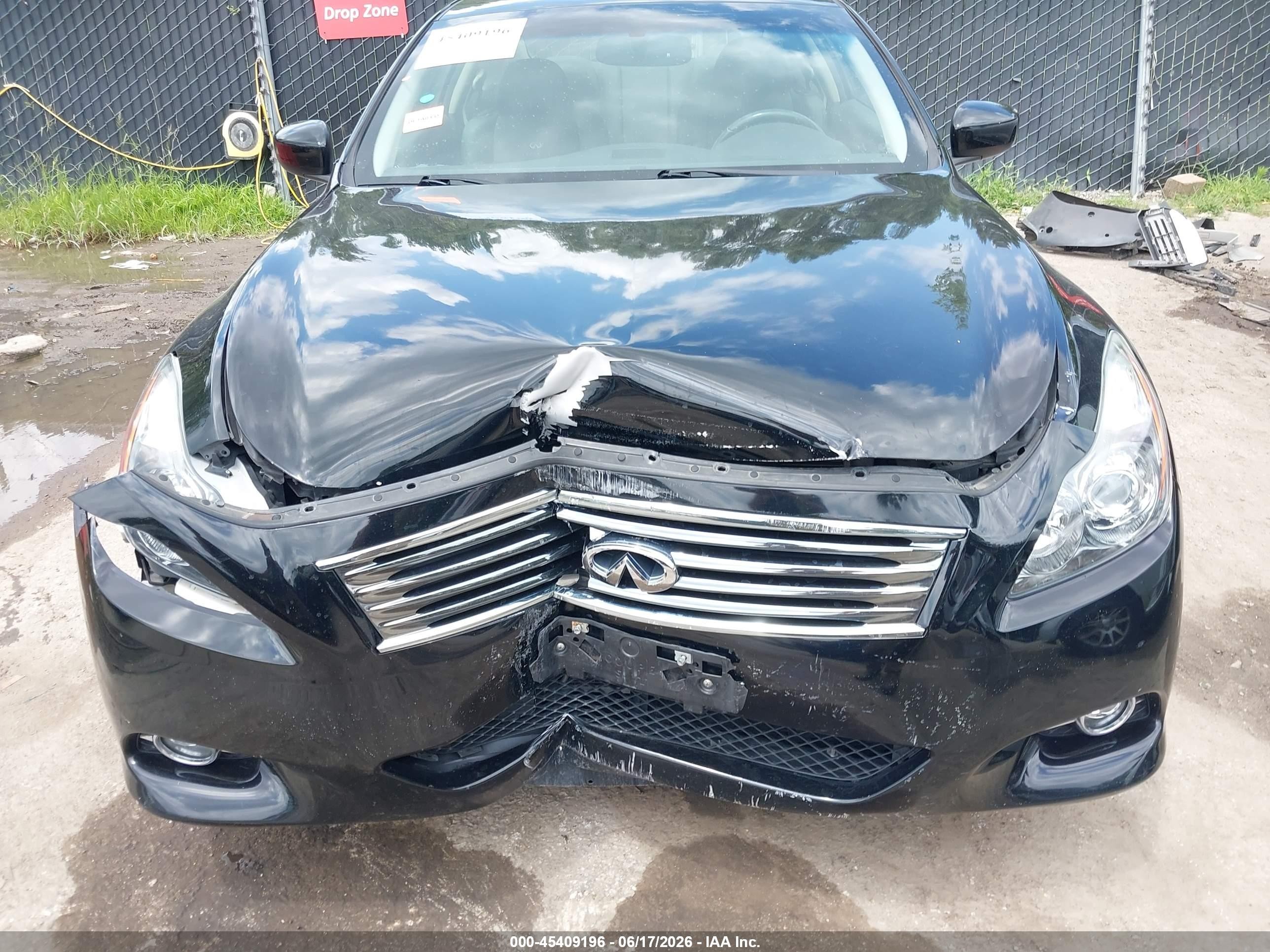 2014 Infiniti Q60   Black vin: JN1CV6EL7EM130557
