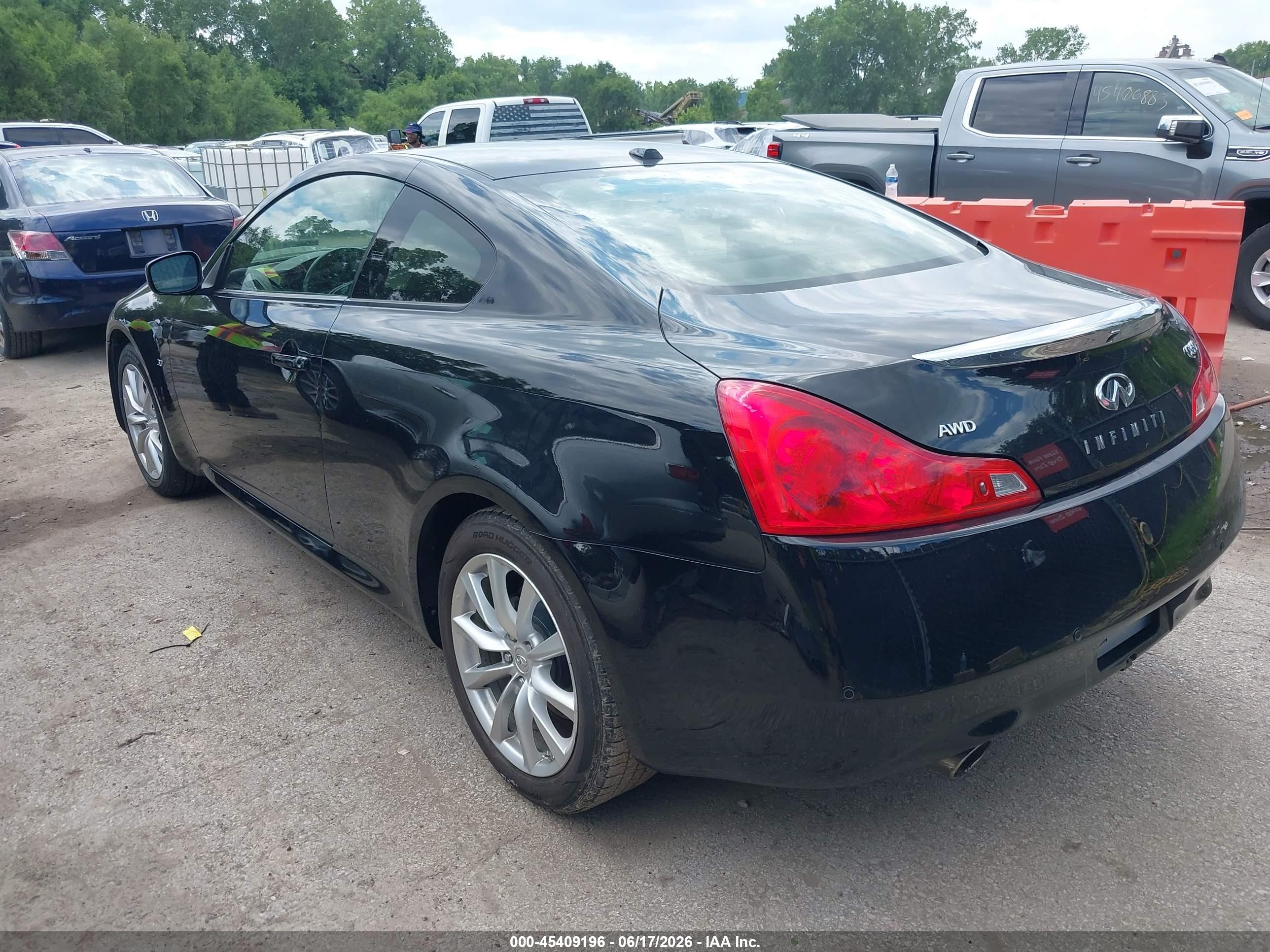 2014 Infiniti Q60   Black vin: JN1CV6EL7EM130557