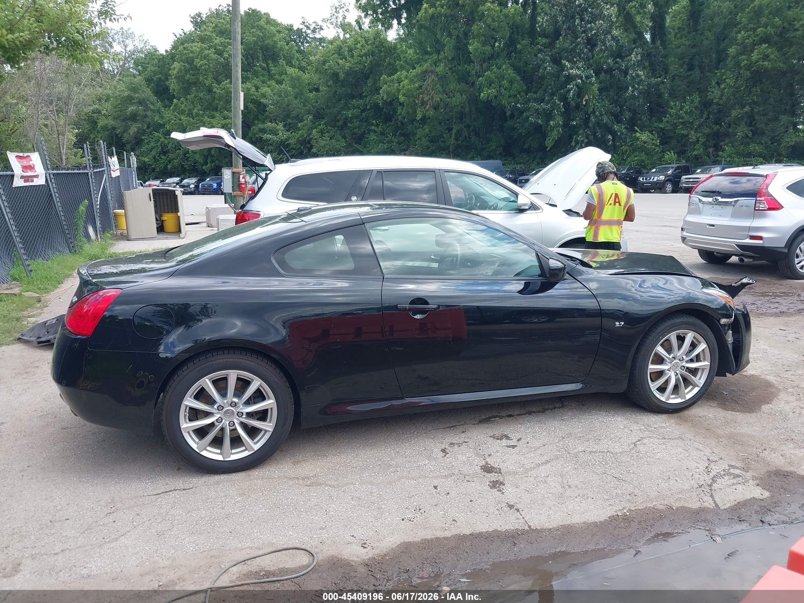 2014 Infiniti Q60   Black vin: JN1CV6EL7EM130557