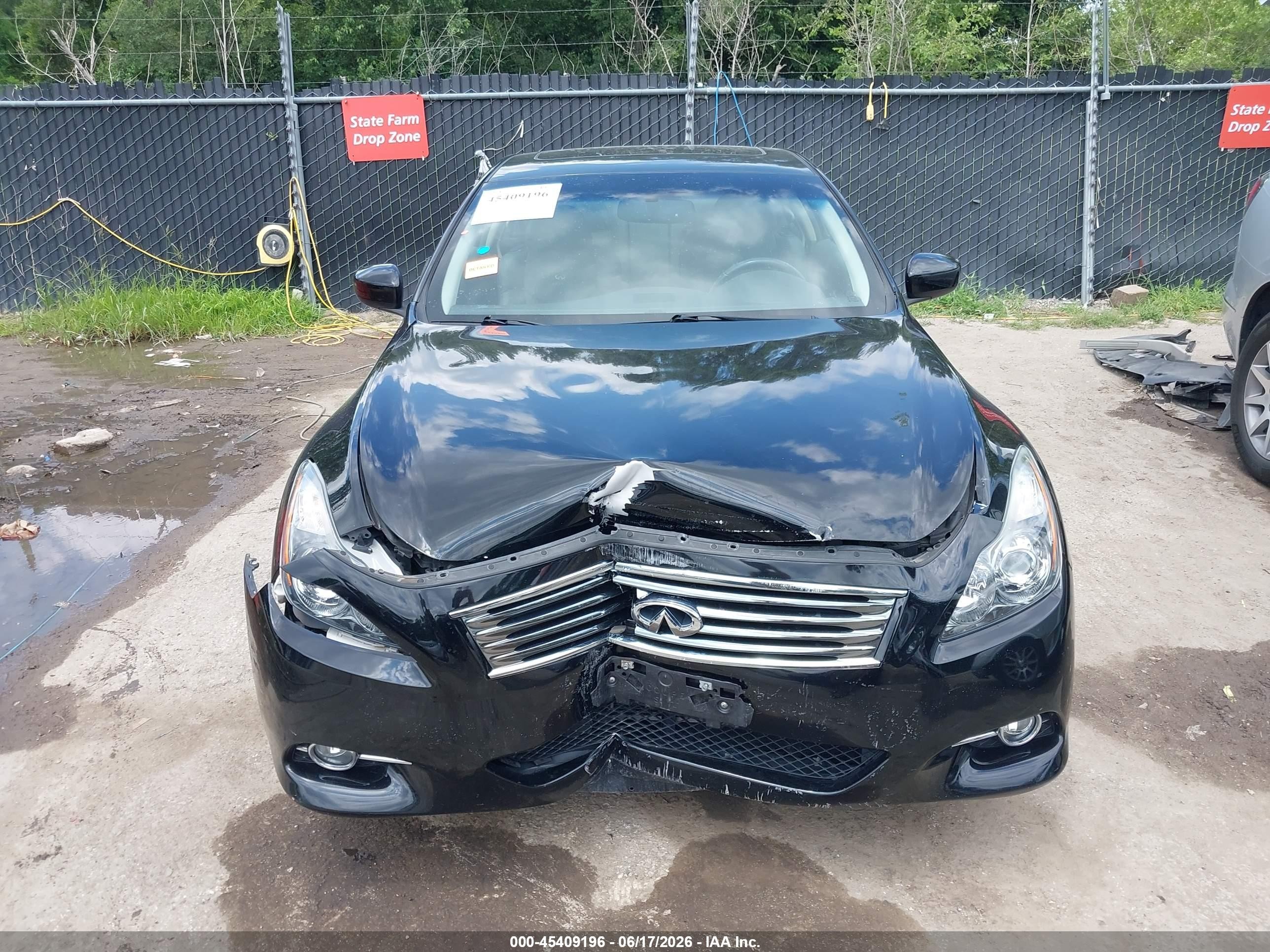 2014 Infiniti Q60   Black vin: JN1CV6EL7EM130557