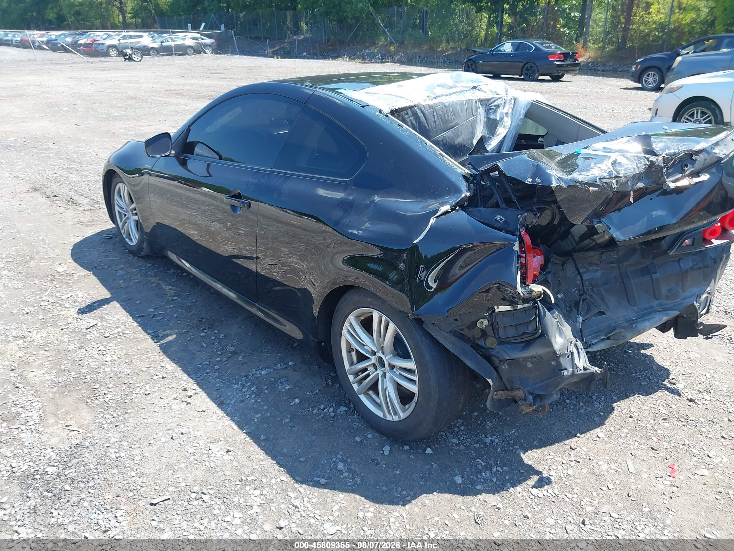 2014 Infiniti Q60   Black vin: JN1CV6EL7EM132177
