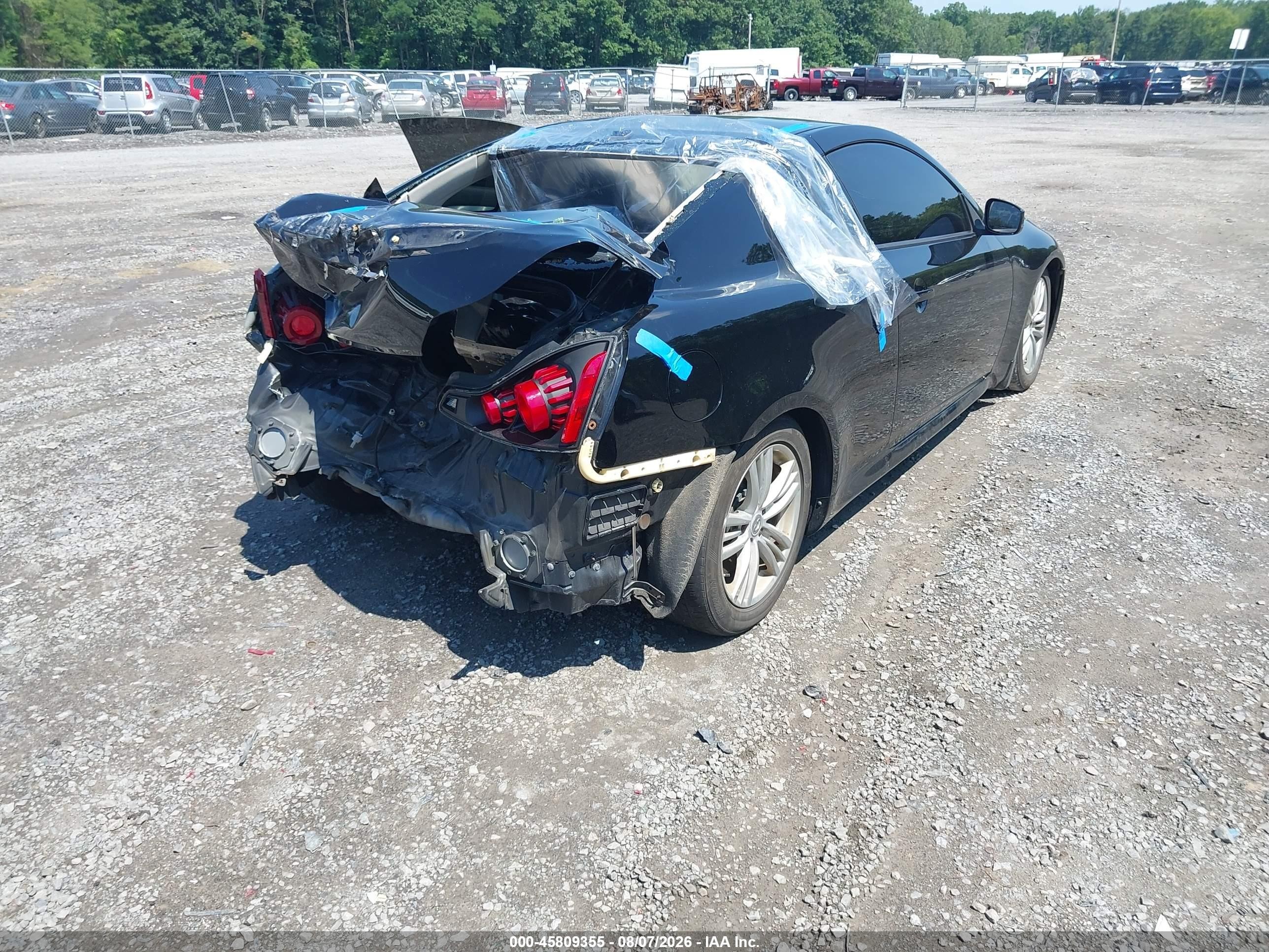 2014 Infiniti Q60   Black vin: JN1CV6EL7EM132177