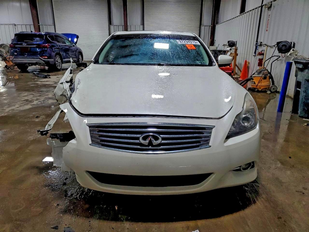 2015 Infiniti Q60 Journey White vin: JN1CV6EL7FM890375