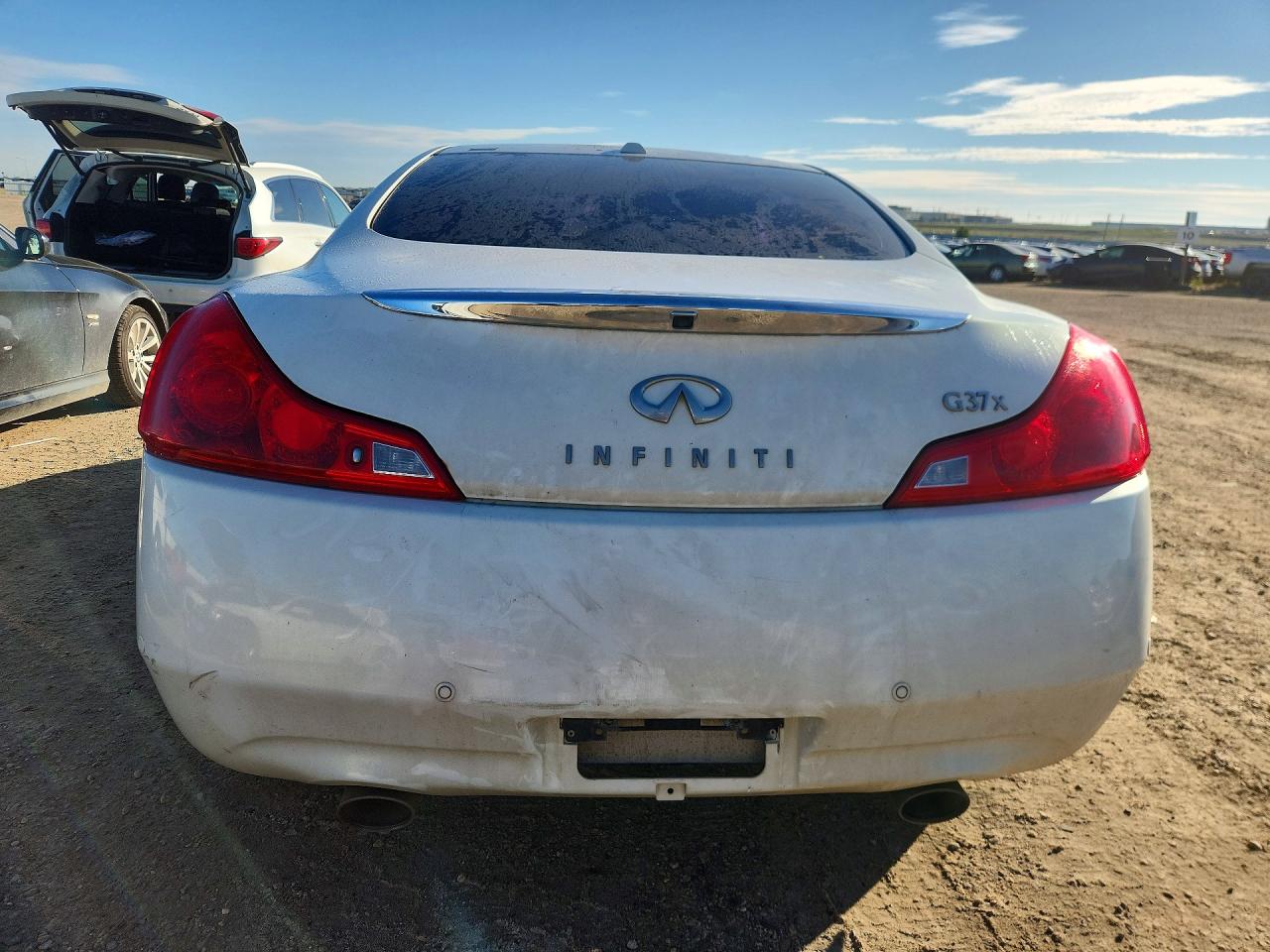 2010 Infiniti G37 Coupe X White vin: JN1CV6EL8AM152254