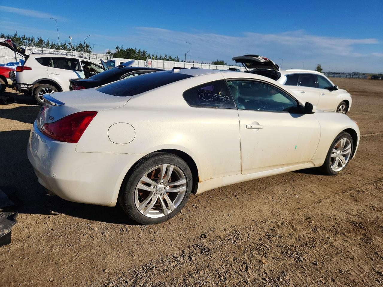 2010 Infiniti G37 Coupe X White vin: JN1CV6EL8AM152254