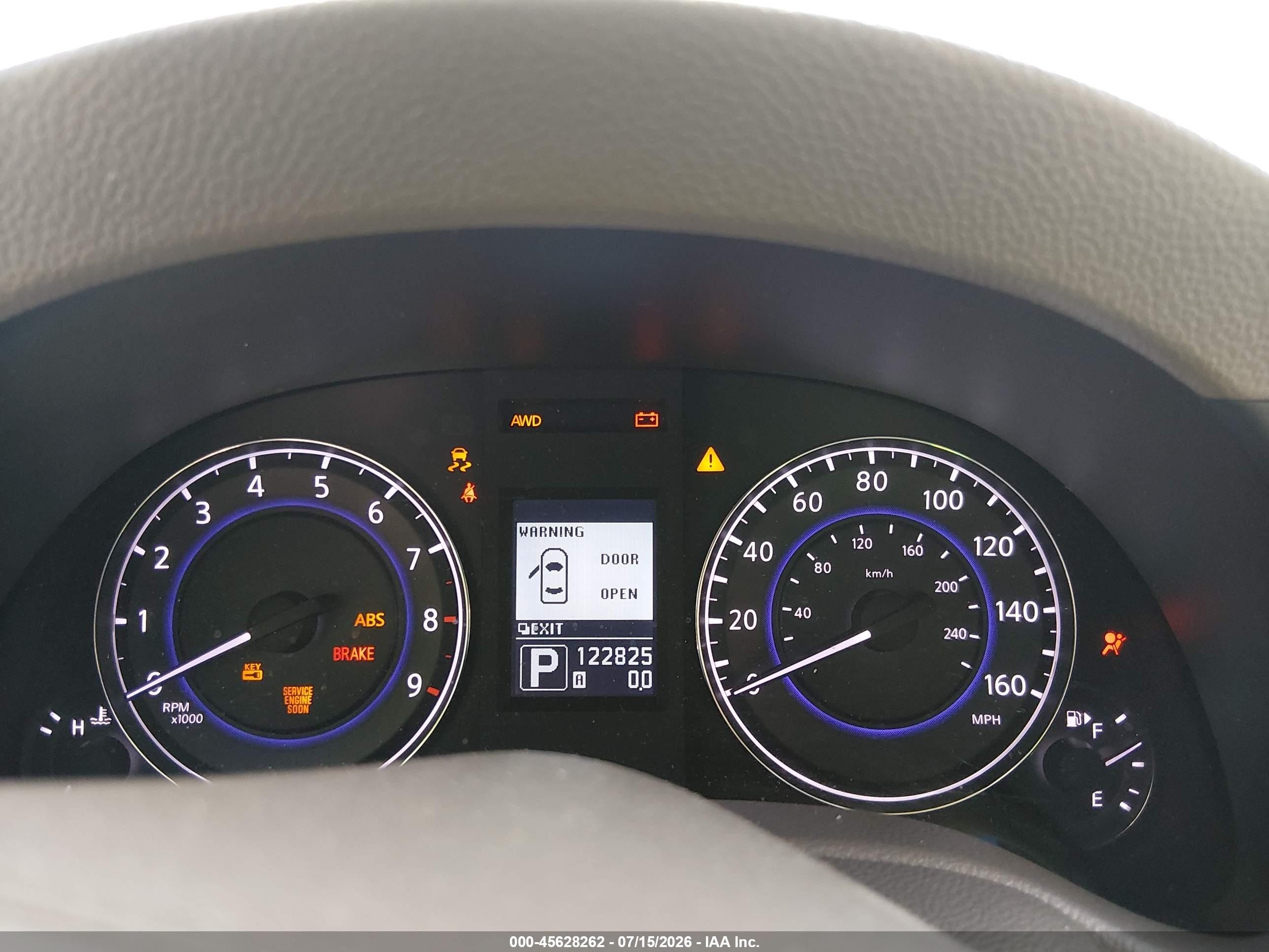 2012 Infiniti G37x   Blue vin: JN1CV6EL8CM473455
