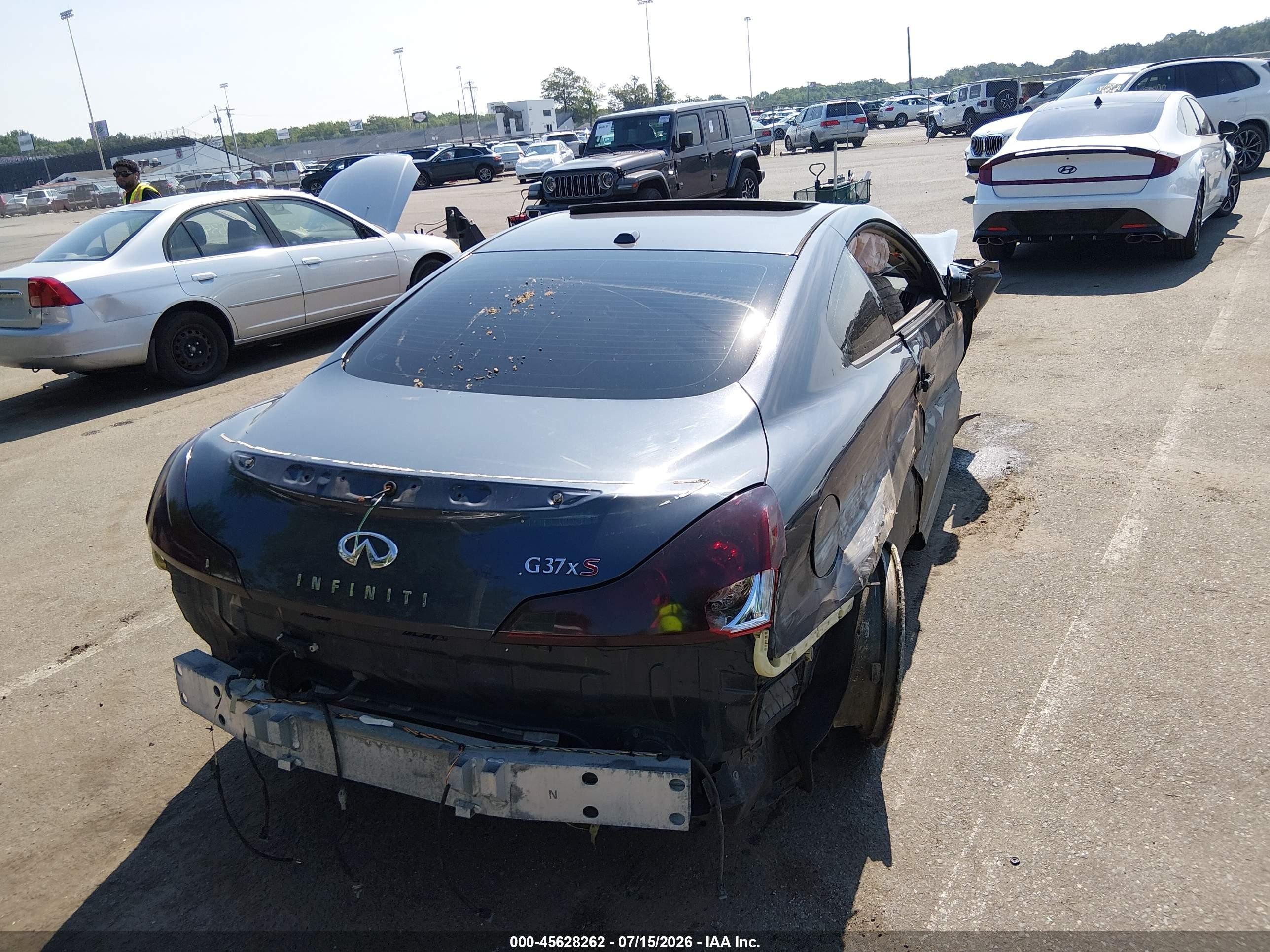 2012 Infiniti G37x   Blue vin: JN1CV6EL8CM473455