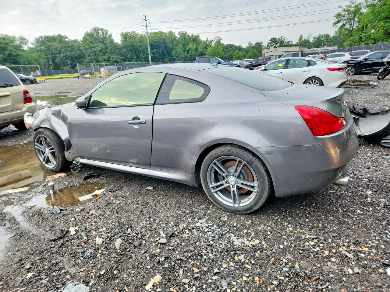 2013 Infiniti G37 Coupe X Gray vin: JN1CV6EL8DM980020