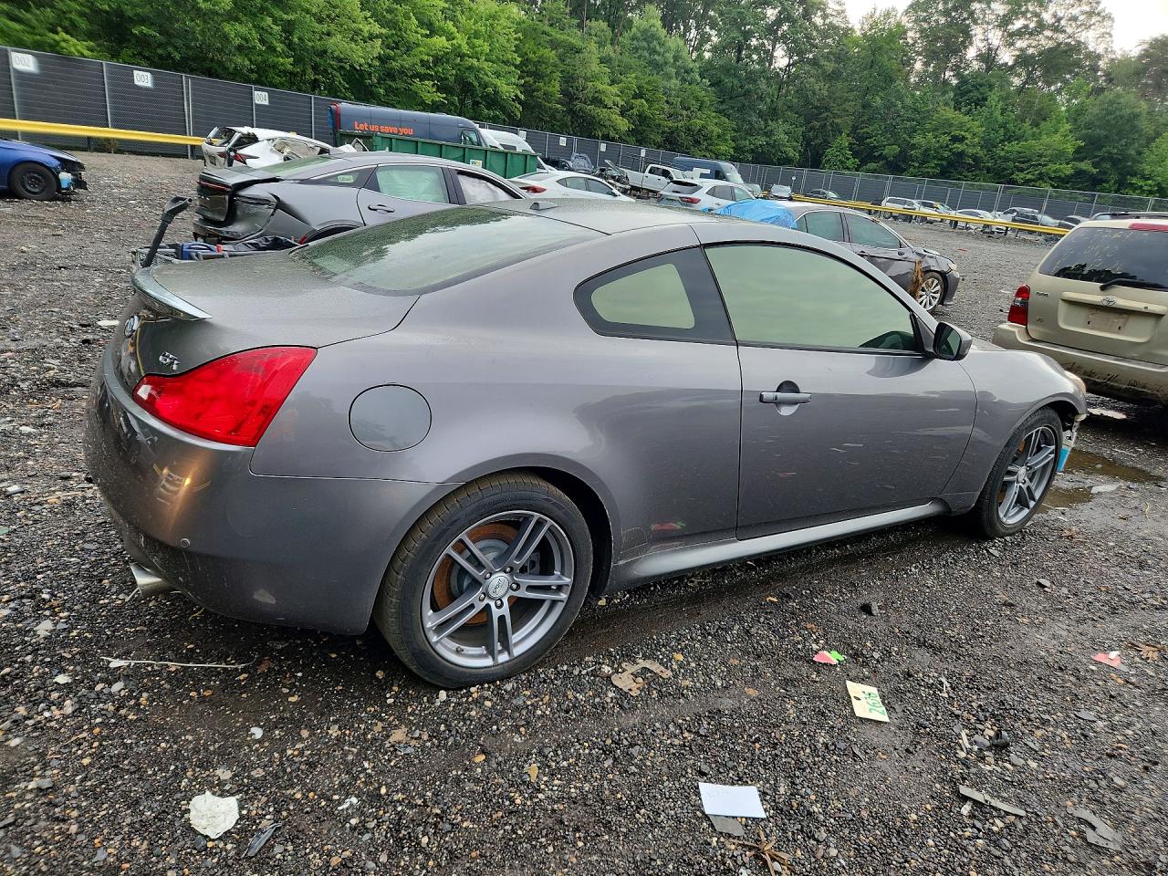 2013 Infiniti G37 Coupe X Gray vin: JN1CV6EL8DM980020