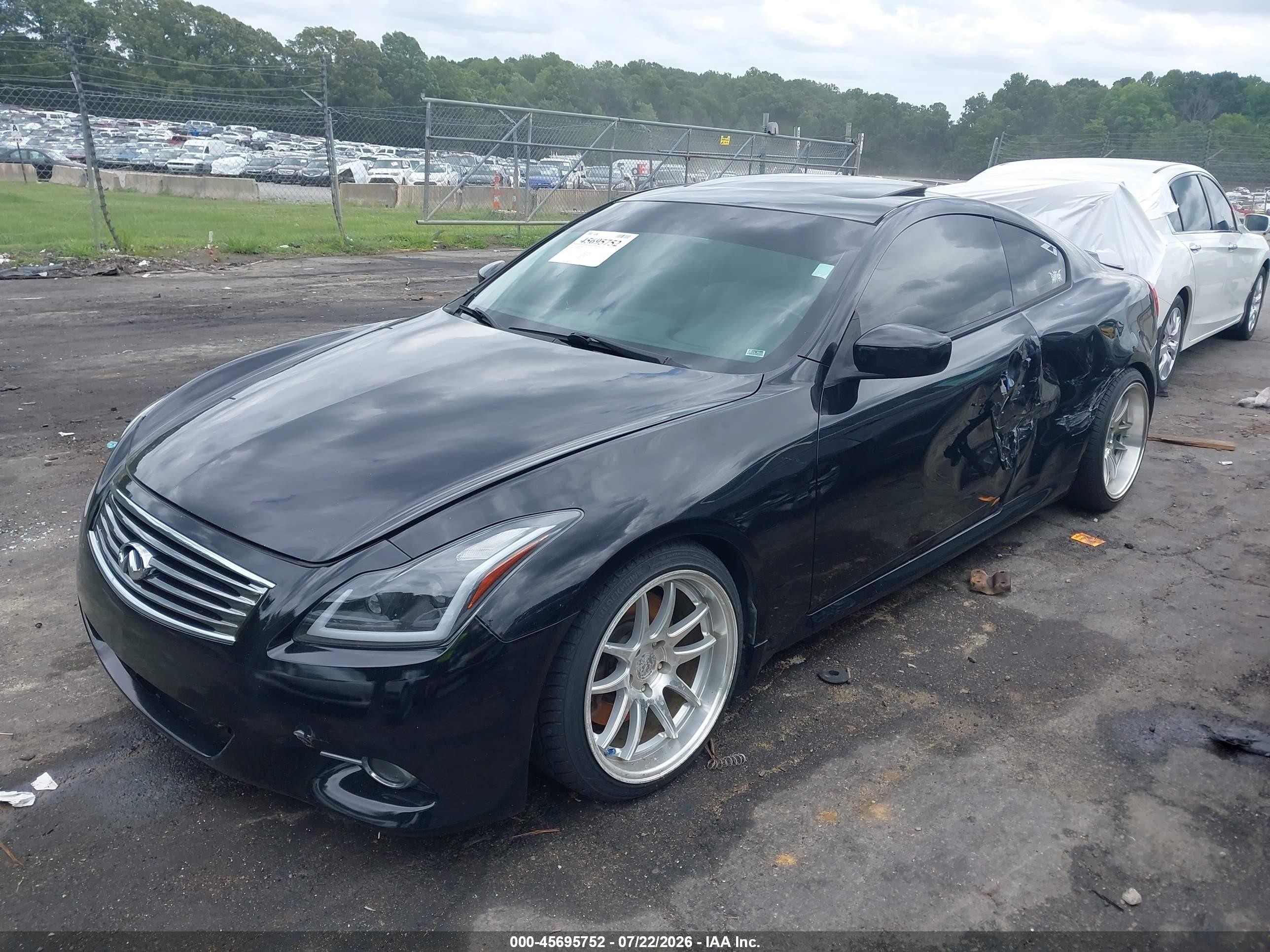 2013 Infiniti G37x   Black vin: JN1CV6EL8DM980535