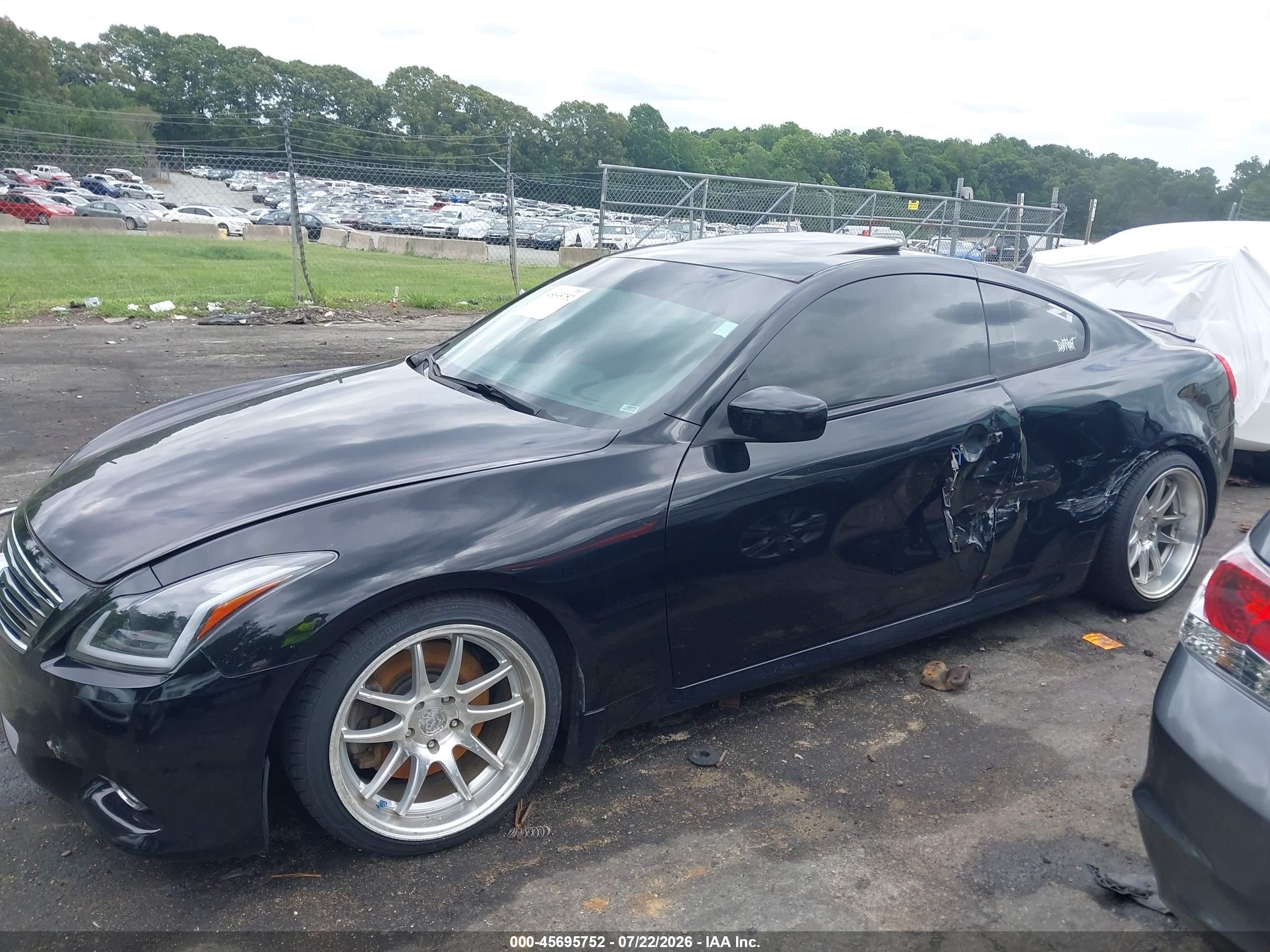 2013 Infiniti G37x   Black vin: JN1CV6EL8DM980535