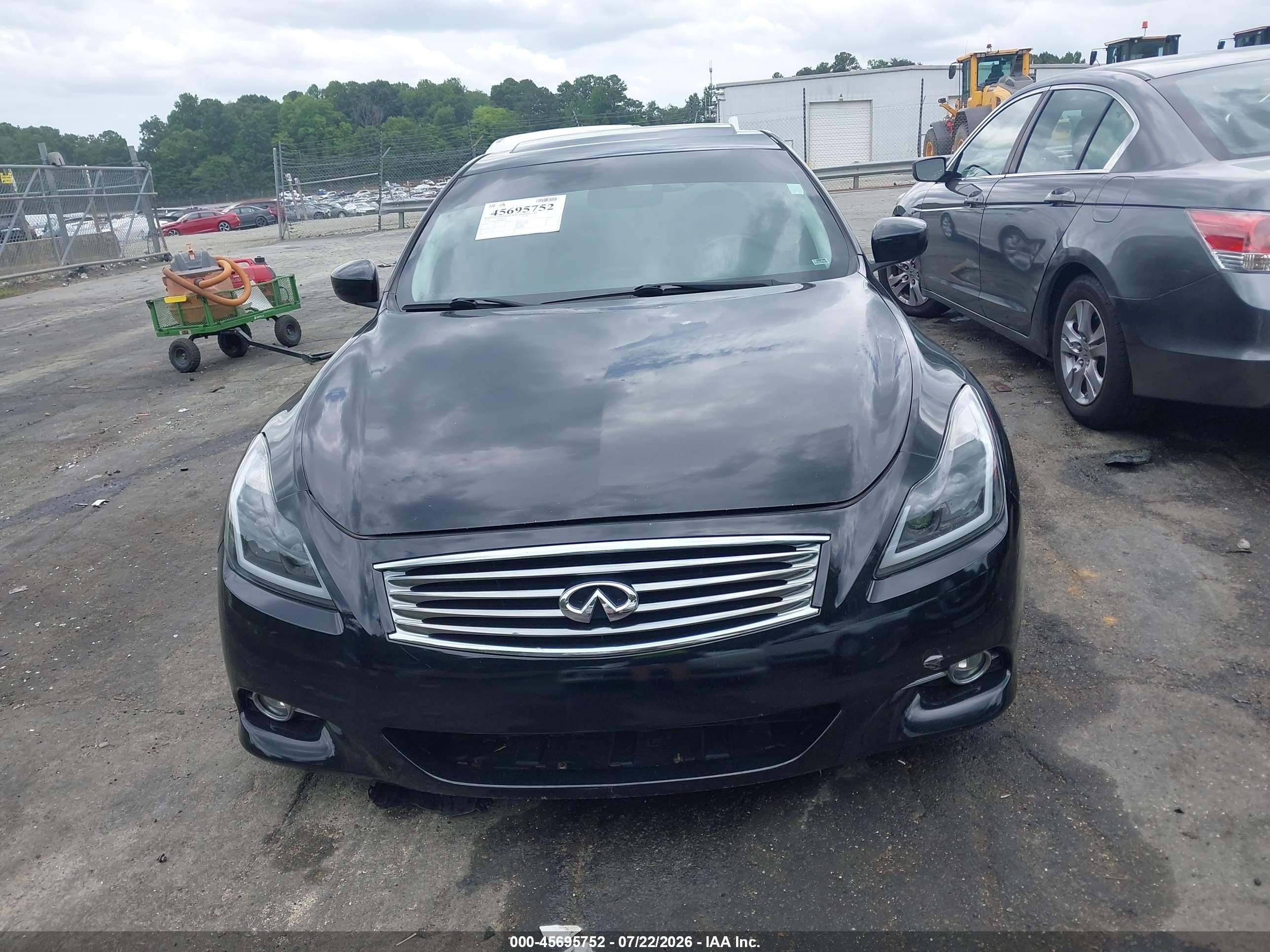 2013 Infiniti G37x   Black vin: JN1CV6EL8DM980535
