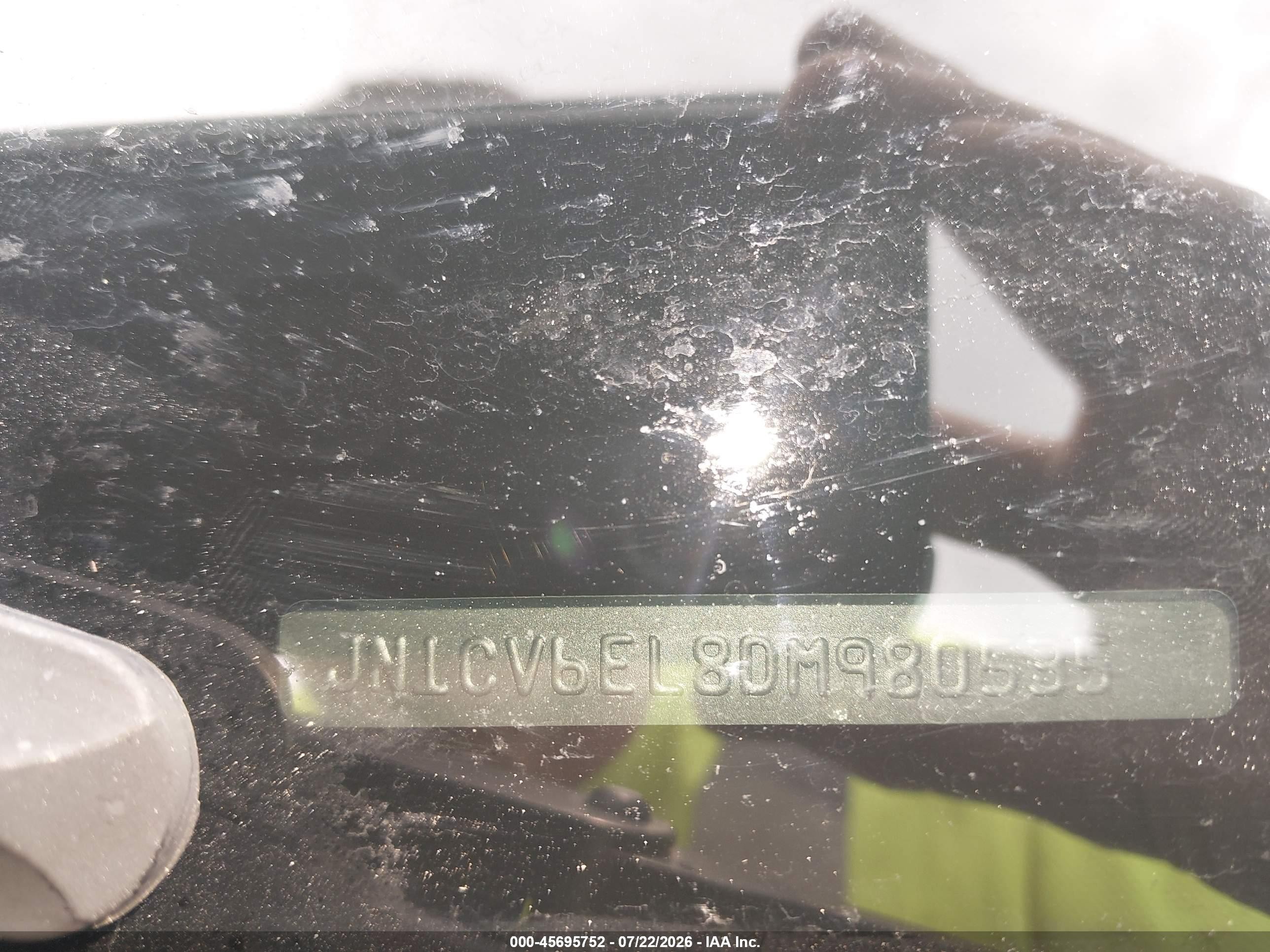 2013 Infiniti G37x   Black vin: JN1CV6EL8DM980535