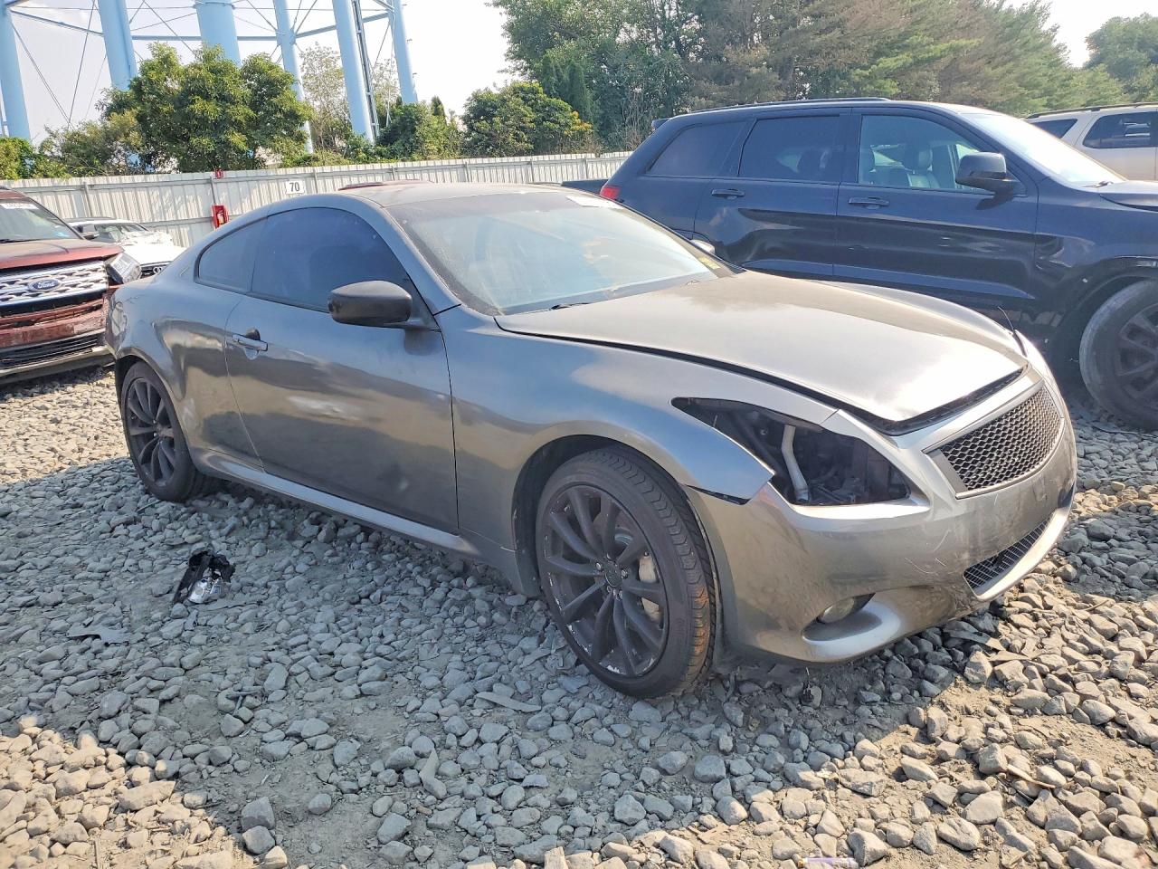 2013 Infiniti G37 Coupe X Gray vin: JN1CV6EL8DM980647