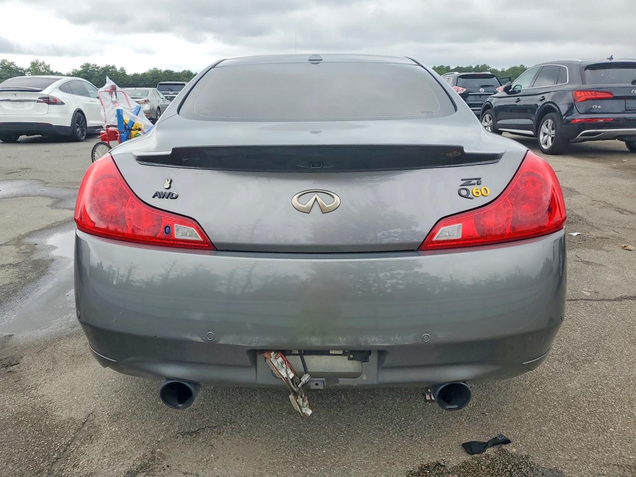 2014 Infiniti Q60 Coupe Base Blue vin: JN1CV6EL8EM131815