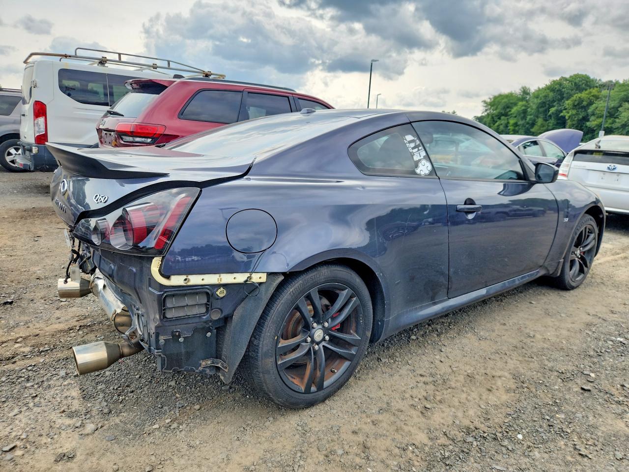 2014 Infiniti Q60 Coupe Base Gray vin: JN1CV6EL8EM131992