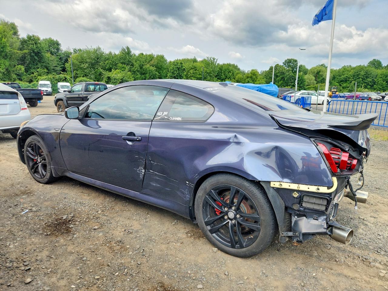 2014 Infiniti Q60 Coupe Base Gray vin: JN1CV6EL8EM131992