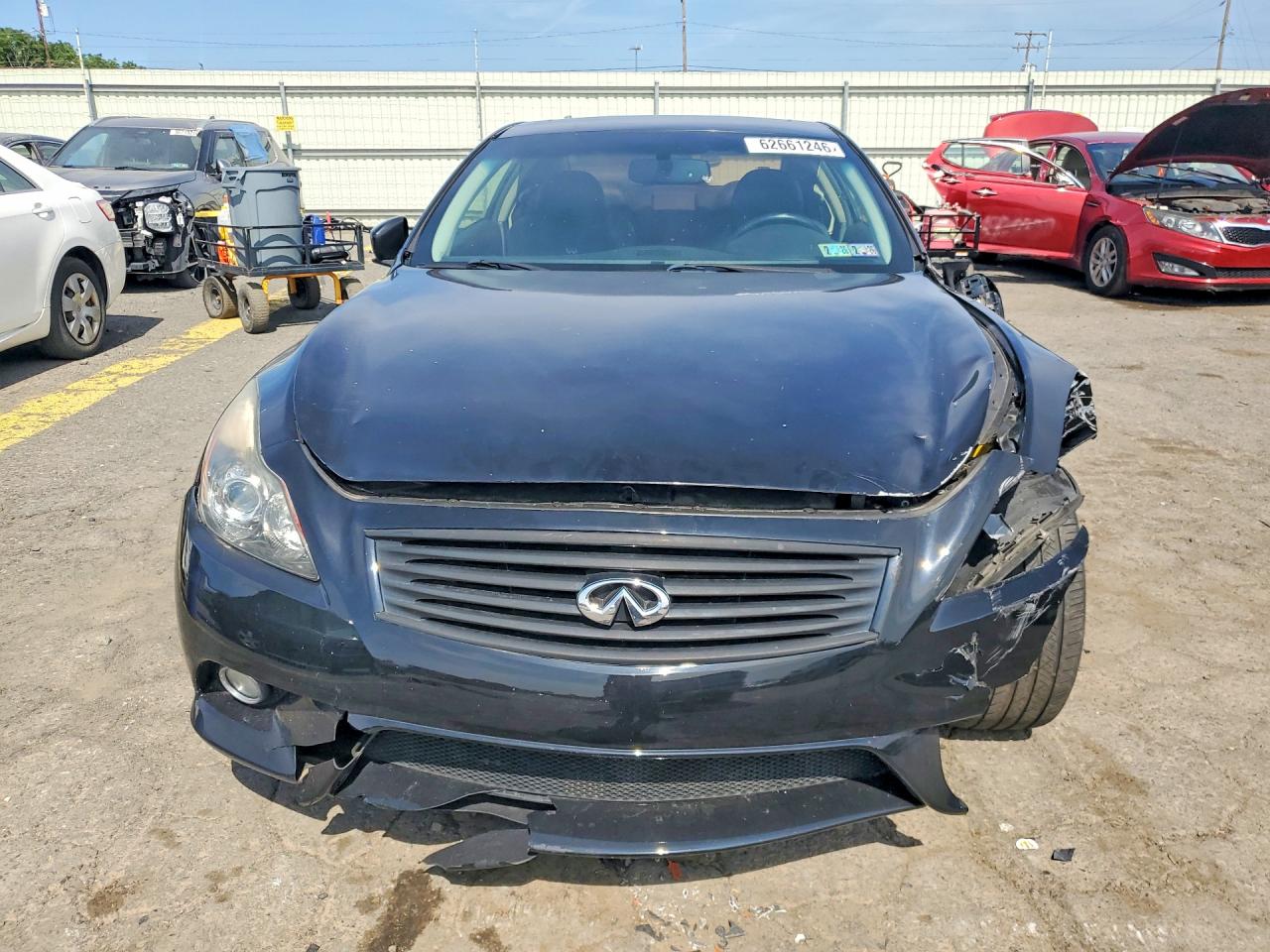 2014 Infiniti Q60 Coupe Base Черный vin: JN1CV6EL8EM132298