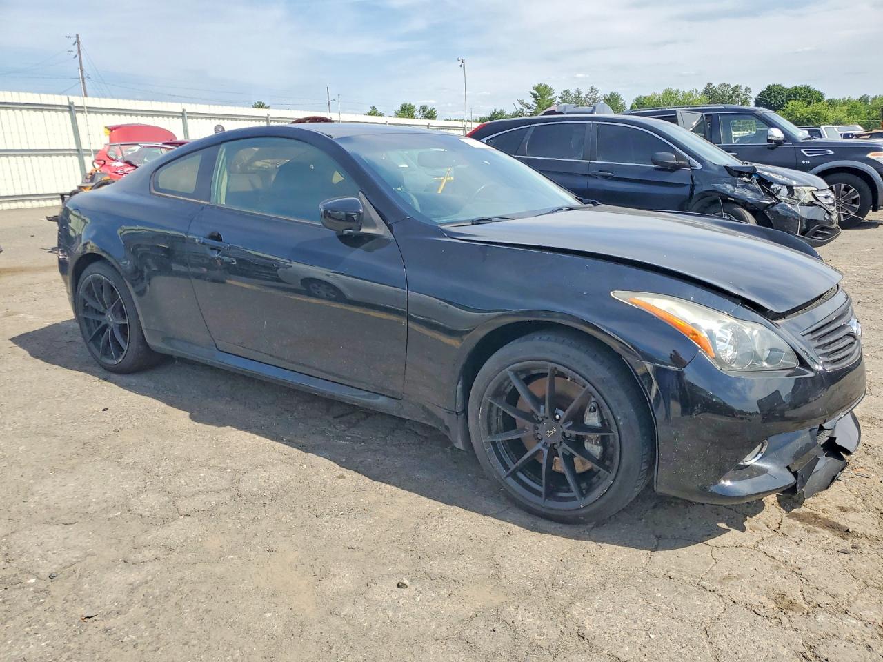 2014 Infiniti Q60 Coupe Base Черный vin: JN1CV6EL8EM132298