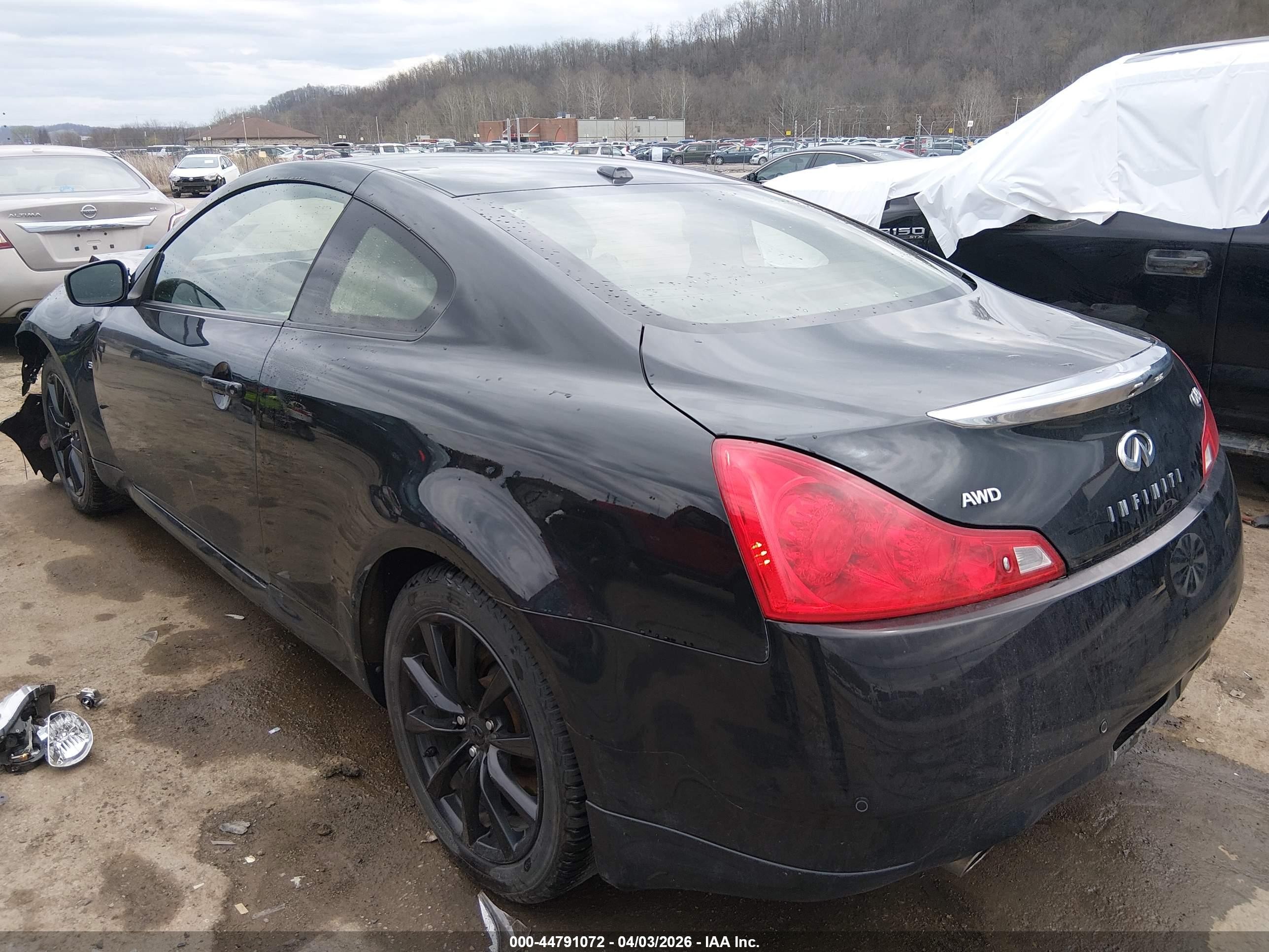 2014 Infiniti Q60   Black vin: JN1CV6EL8EM132480