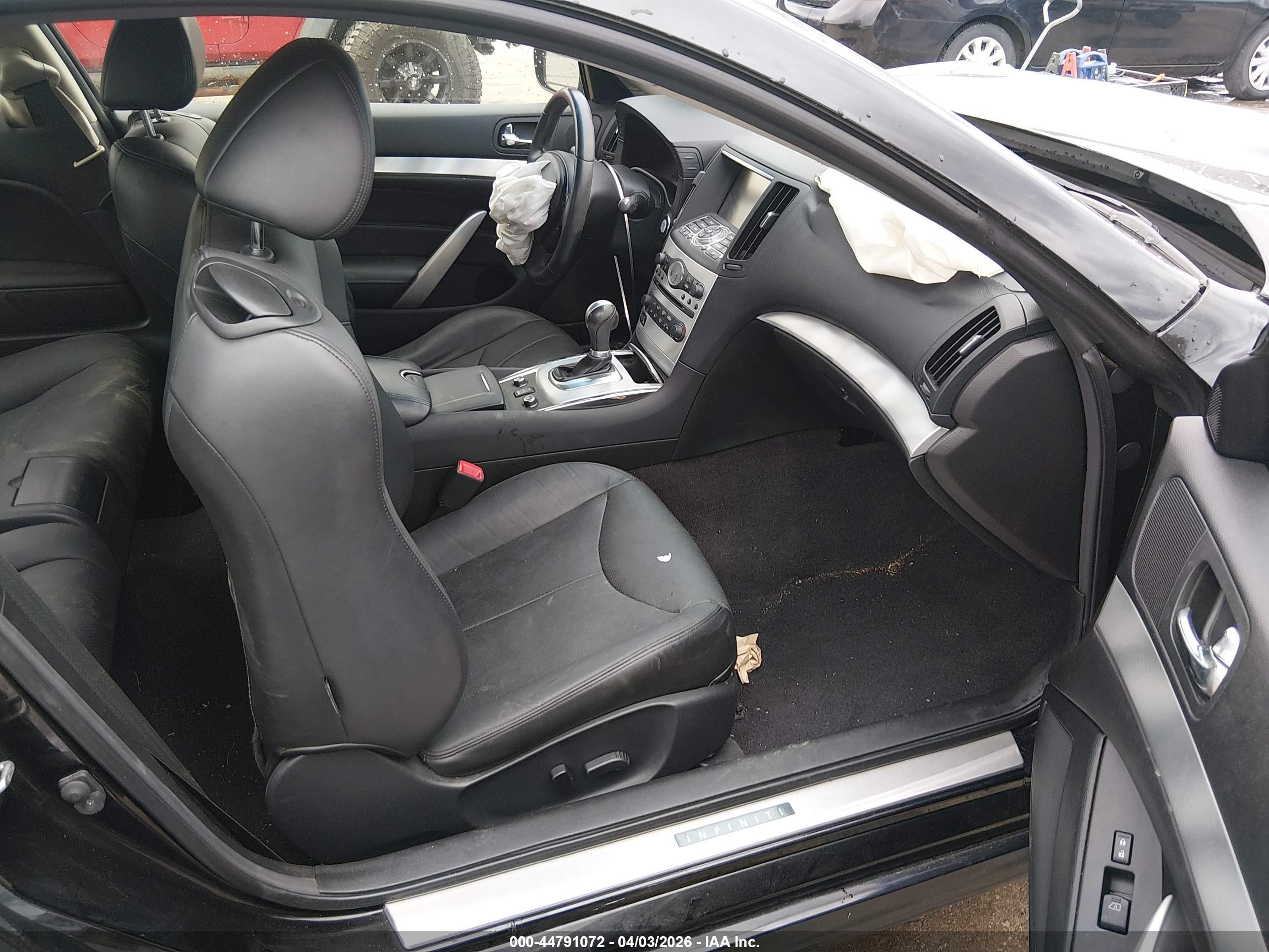 2014 Infiniti Q60   Black vin: JN1CV6EL8EM132480
