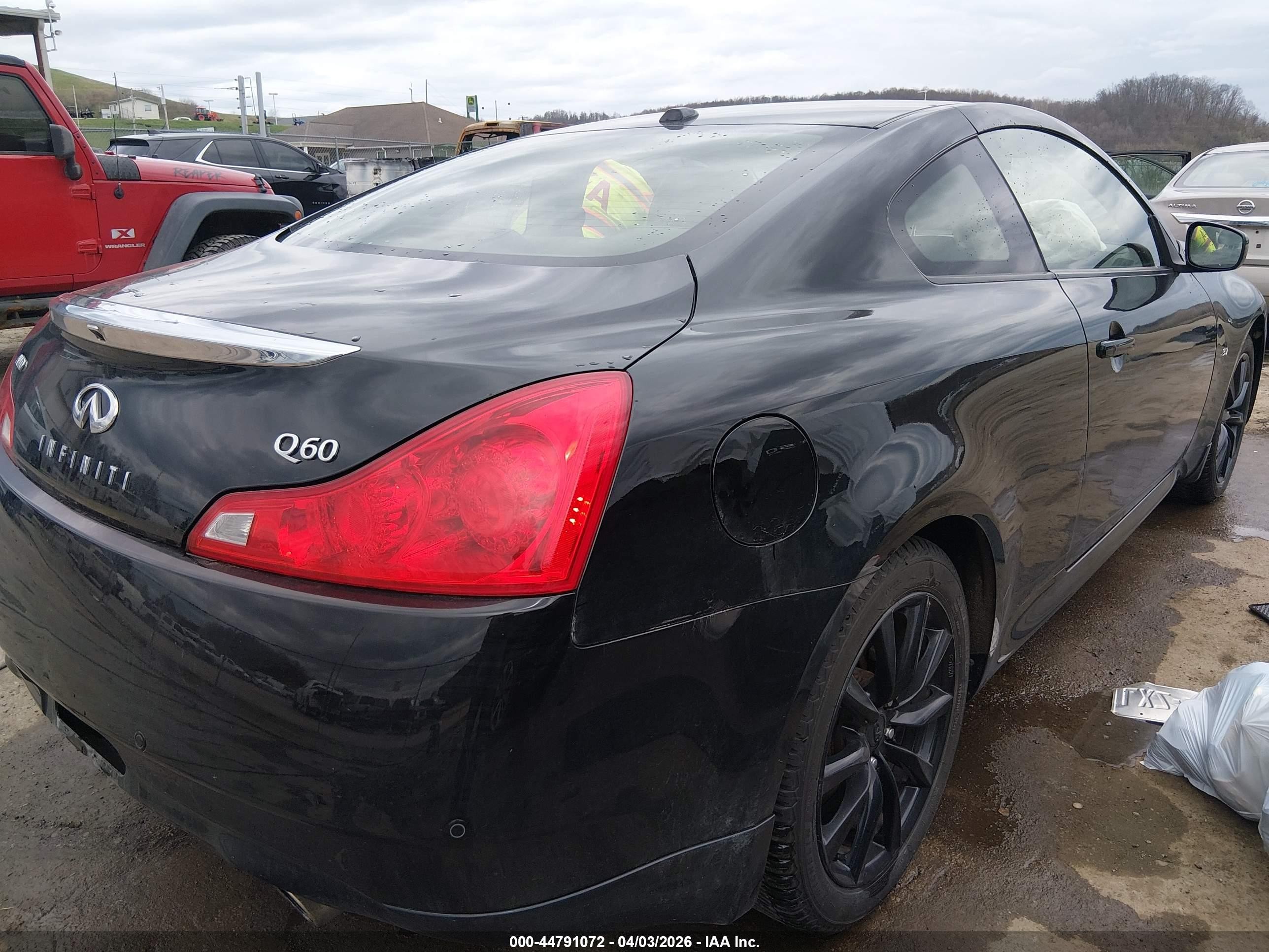 2014 Infiniti Q60   Black vin: JN1CV6EL8EM132480