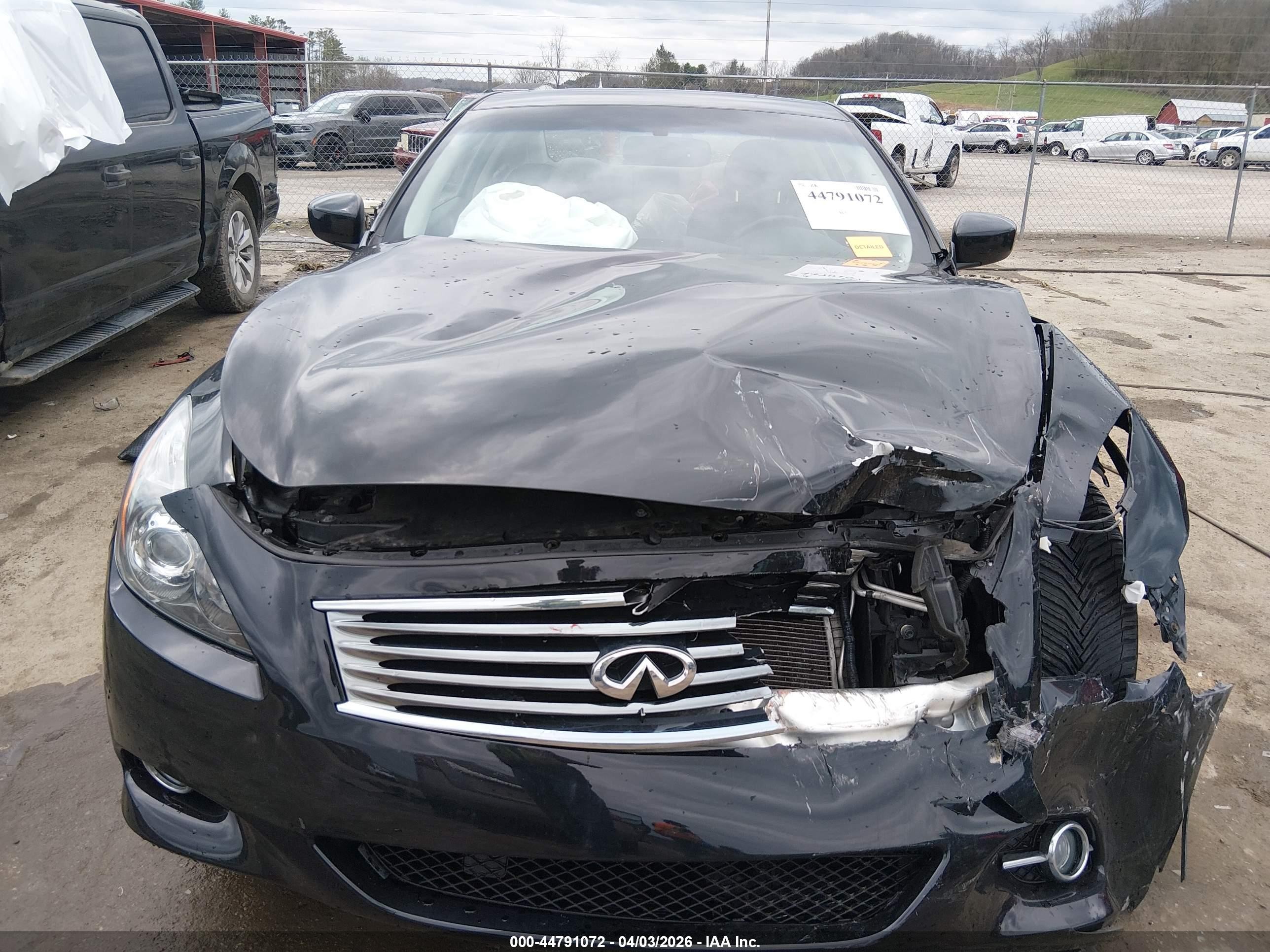 2014 Infiniti Q60   Black vin: JN1CV6EL8EM132480