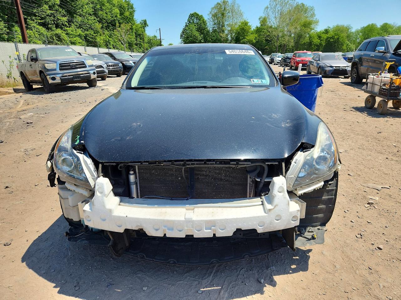 2014 Infiniti Q60 Coupe Base Black vin: JN1CV6EL8EM132530