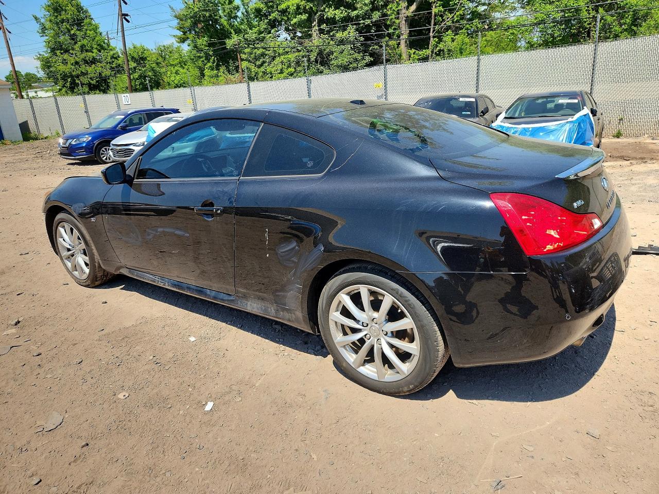 2014 Infiniti Q60 Coupe Base Black vin: JN1CV6EL8EM132530