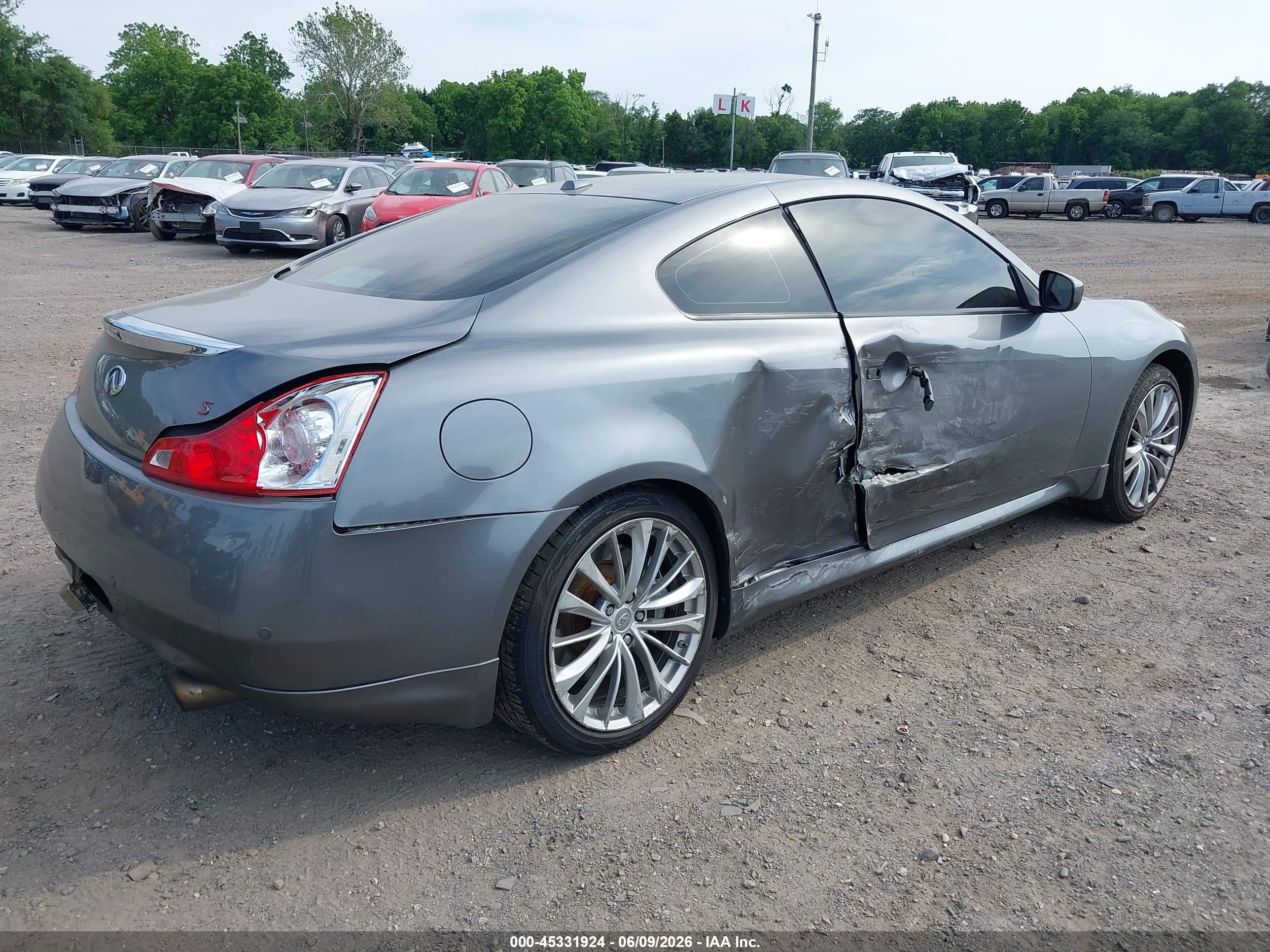2011 Infiniti G37x   Gray vin: JN1CV6EL9BM261209