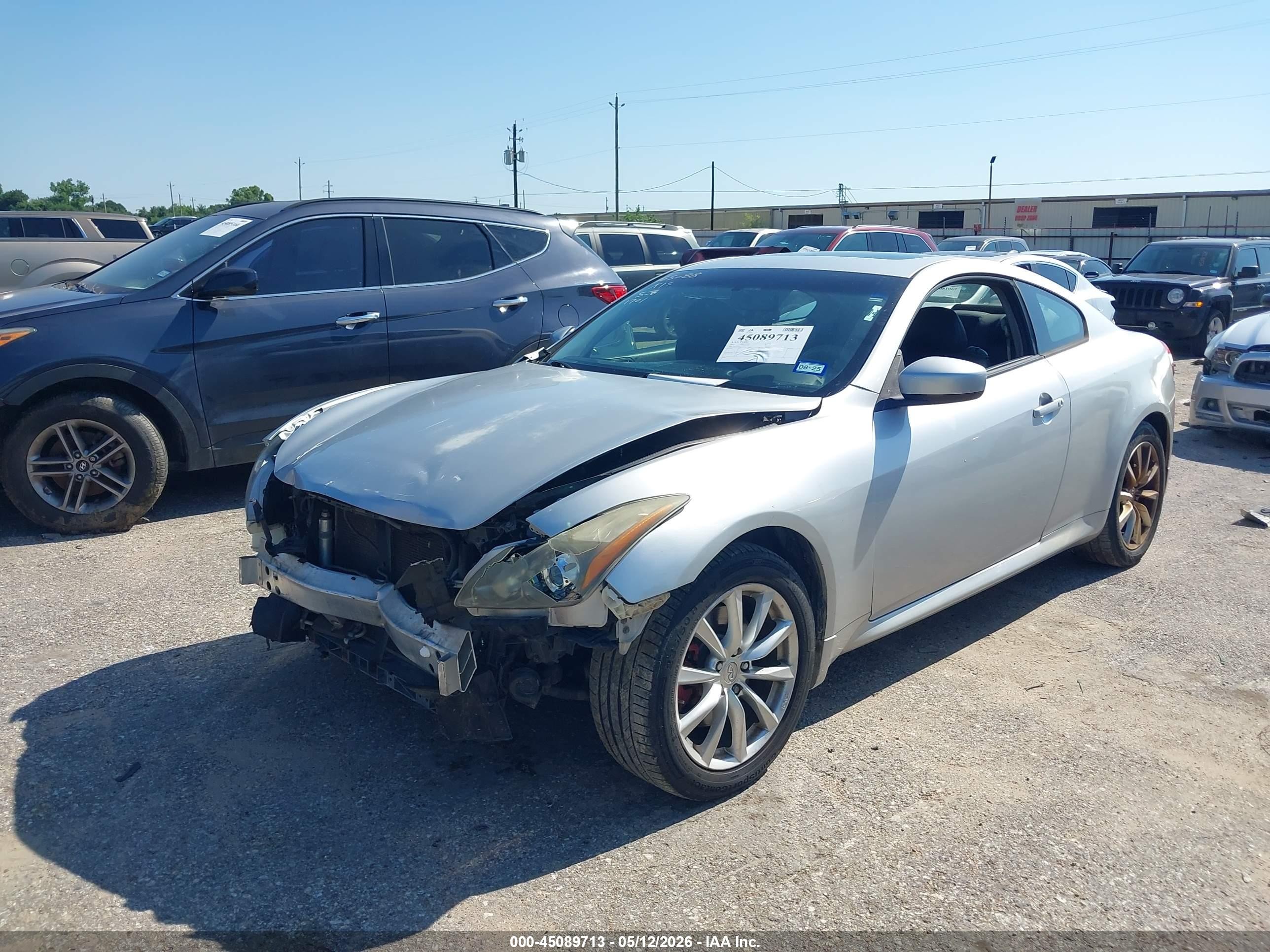 2012 Infiniti G37x   Silver vin: JN1CV6EL9CM471701
