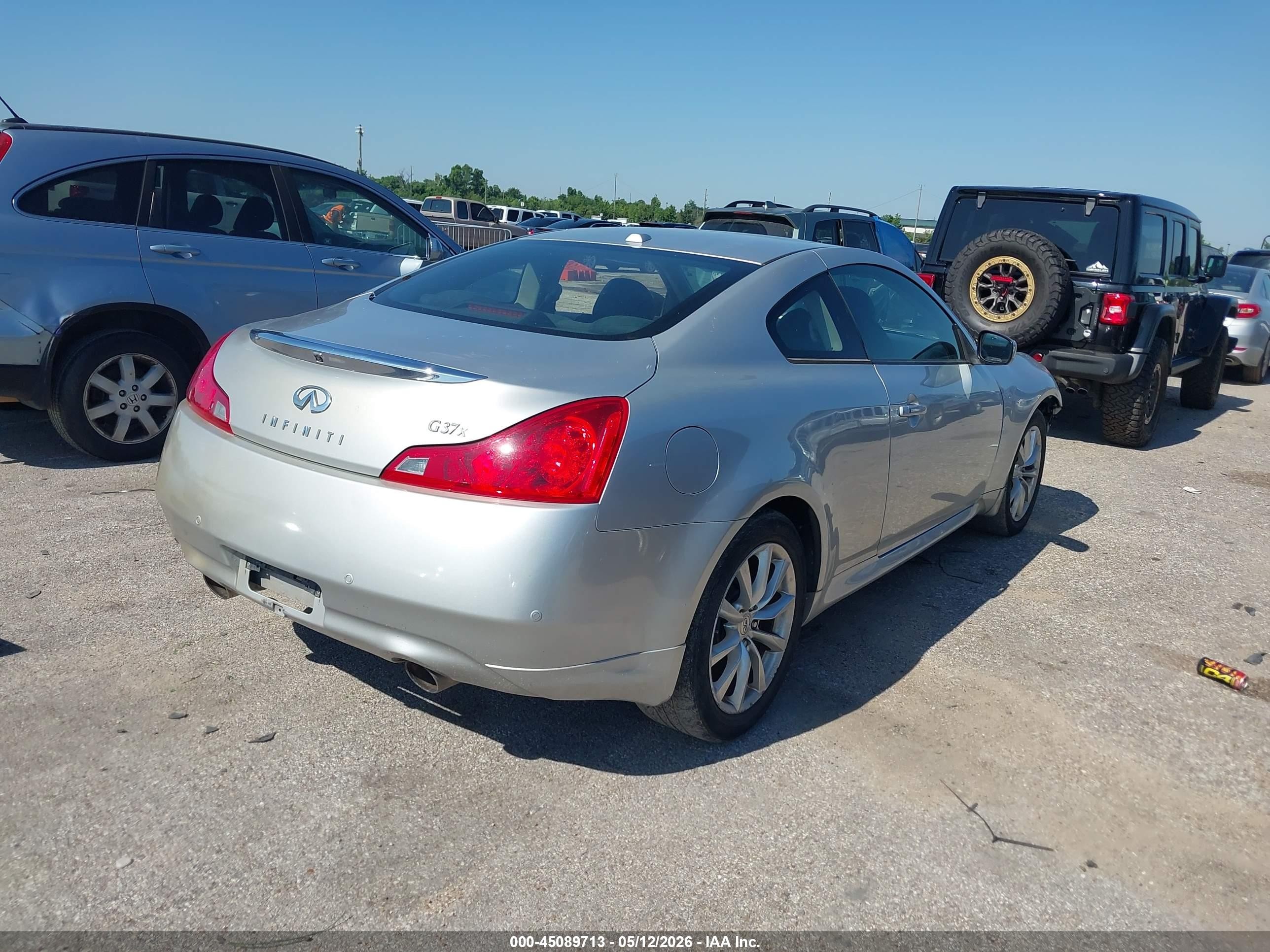 2012 Infiniti G37x   Silver vin: JN1CV6EL9CM471701