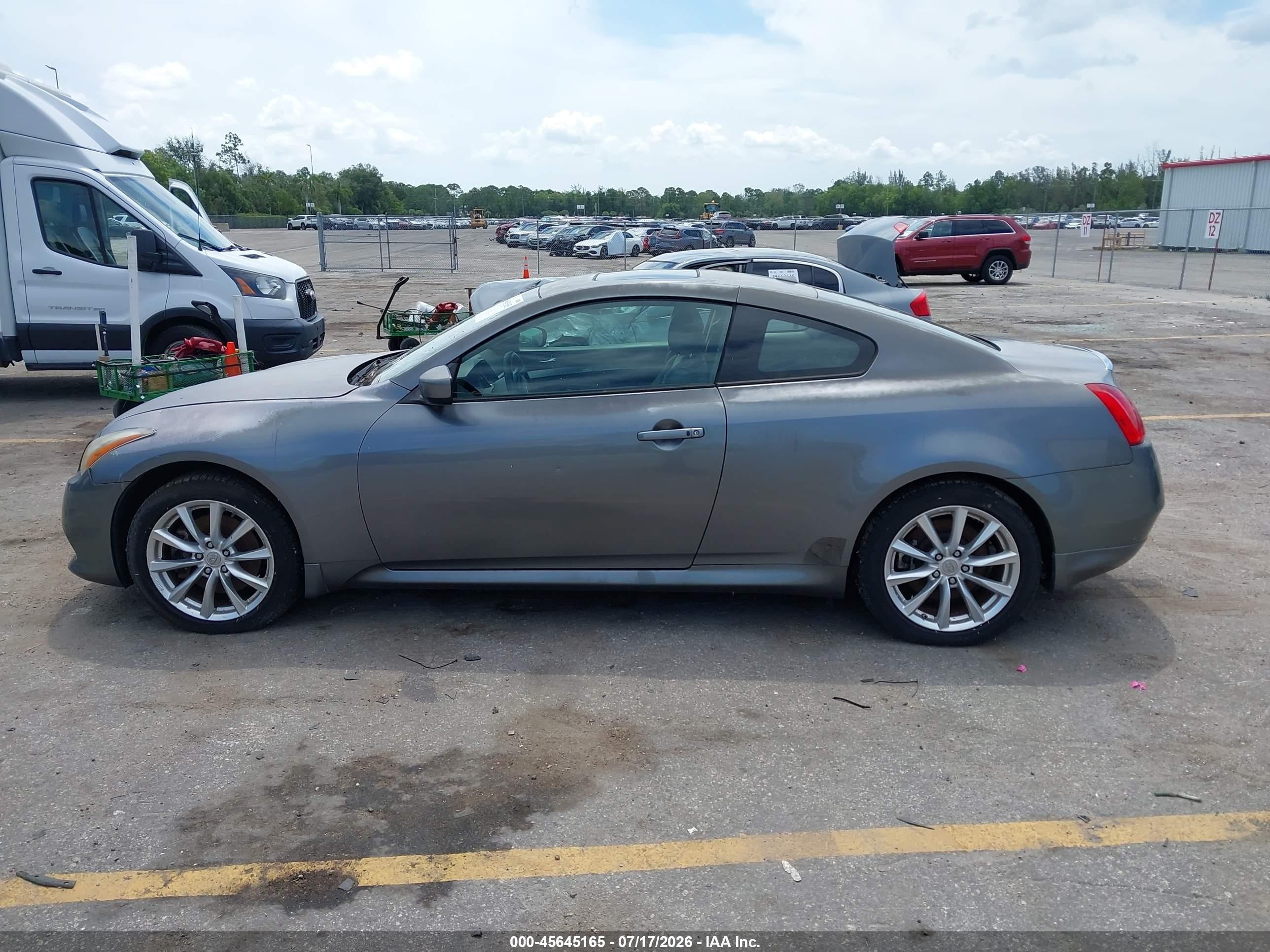 2012 Infiniti G37x   Серый vin: JN1CV6EL9CM471973