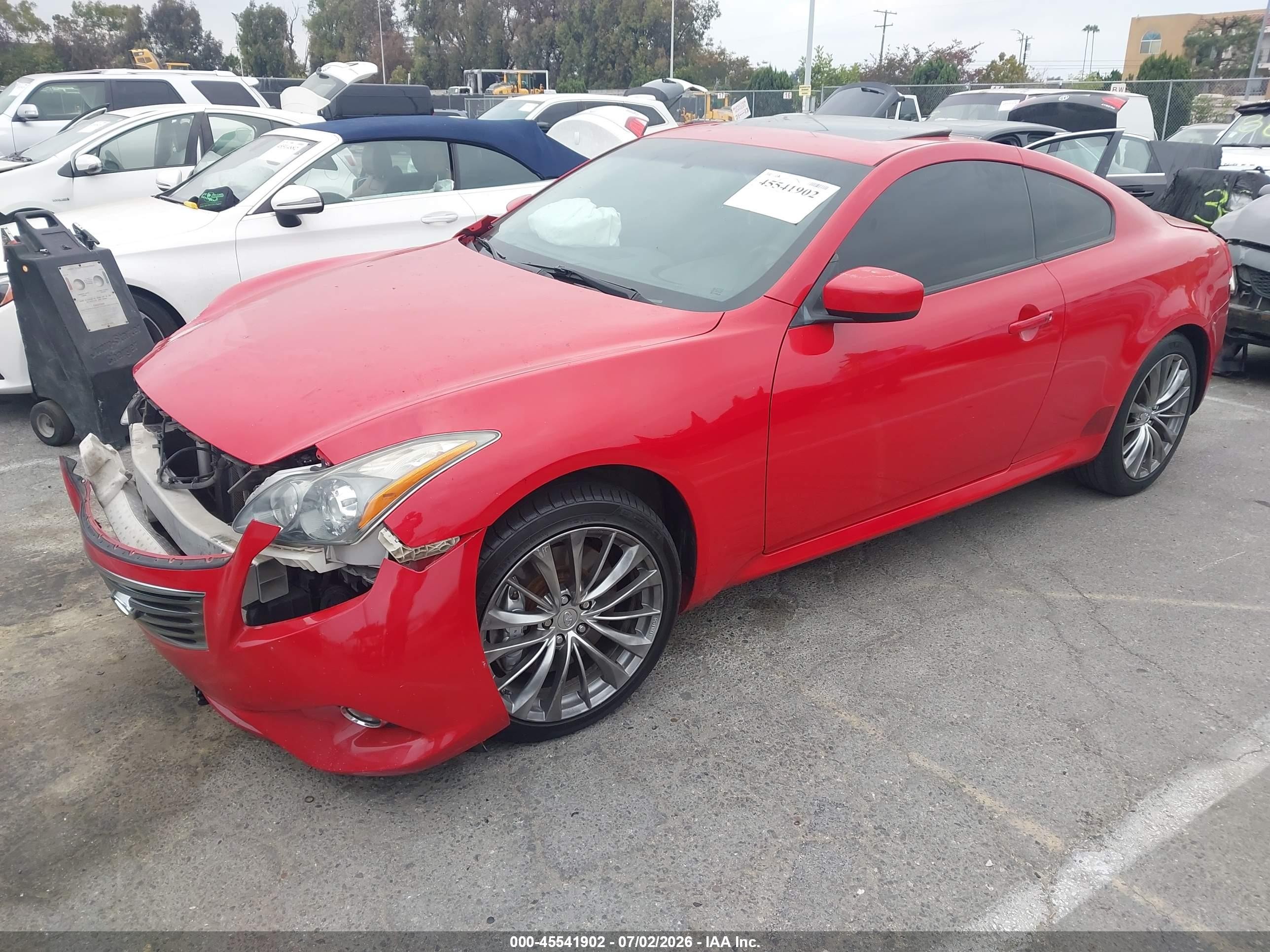 2013 Infiniti G37x   Red vin: JN1CV6EL9DM983041