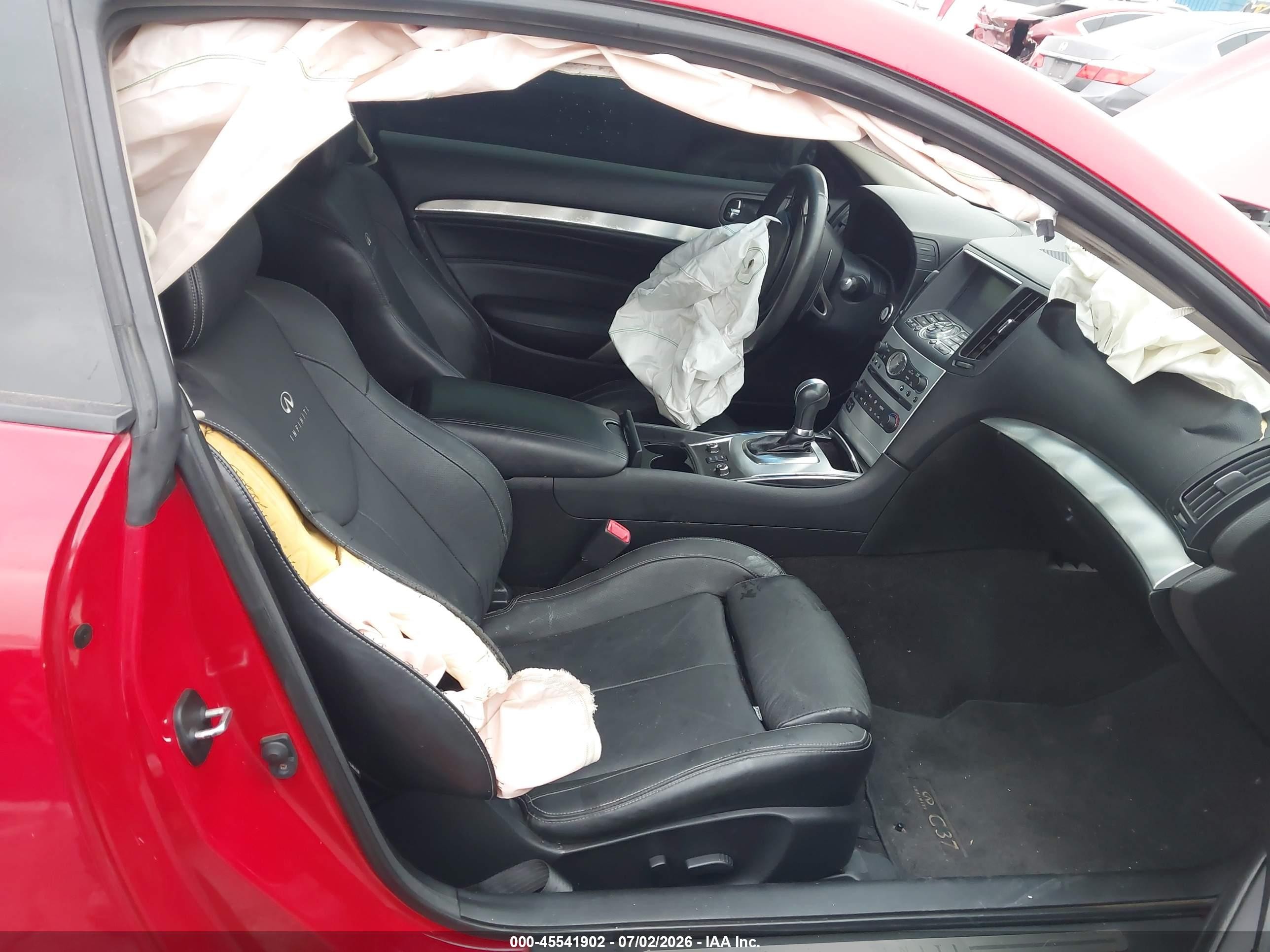 2013 Infiniti G37x   Red vin: JN1CV6EL9DM983041