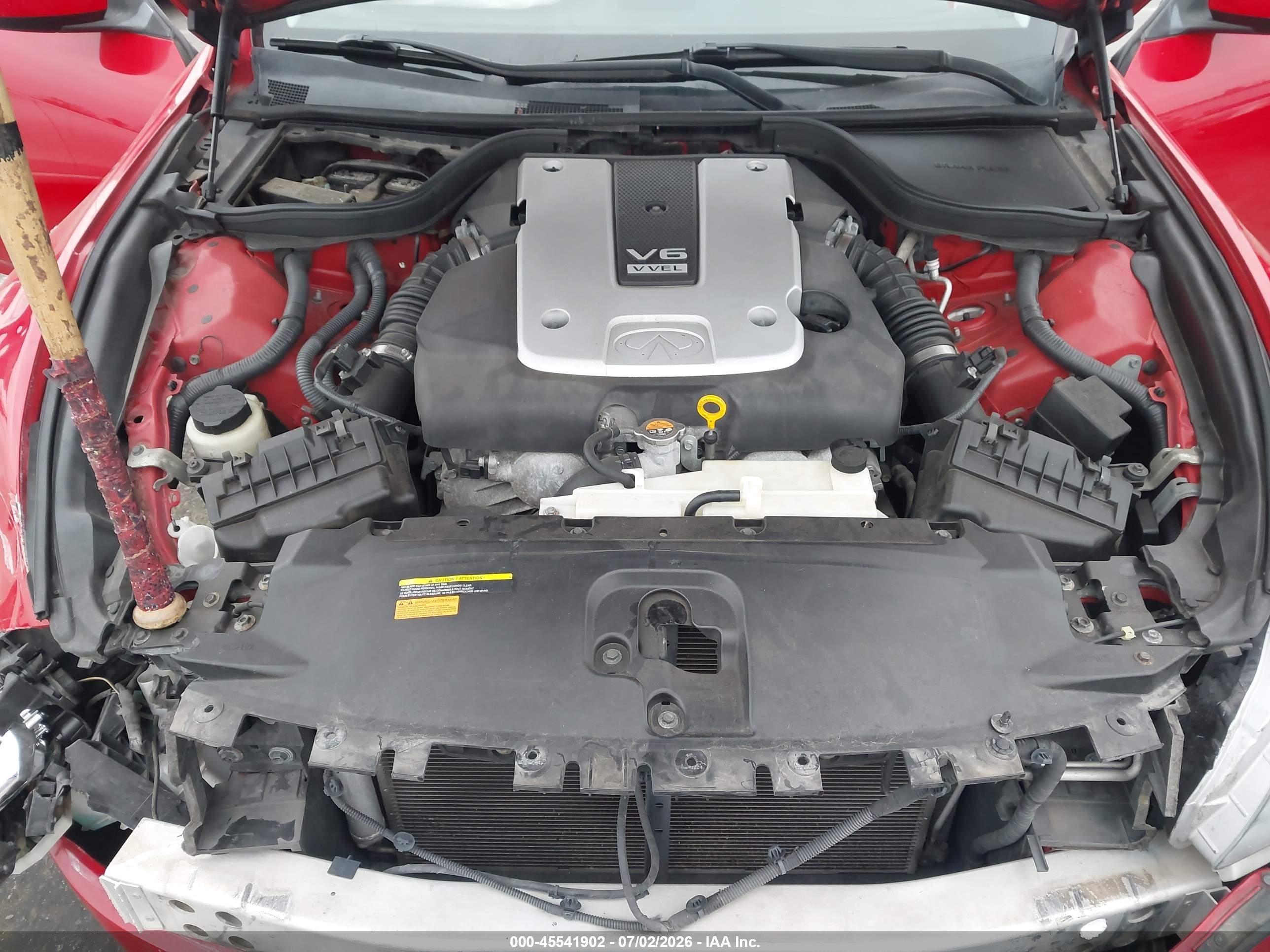 2013 Infiniti G37x   Red vin: JN1CV6EL9DM983041