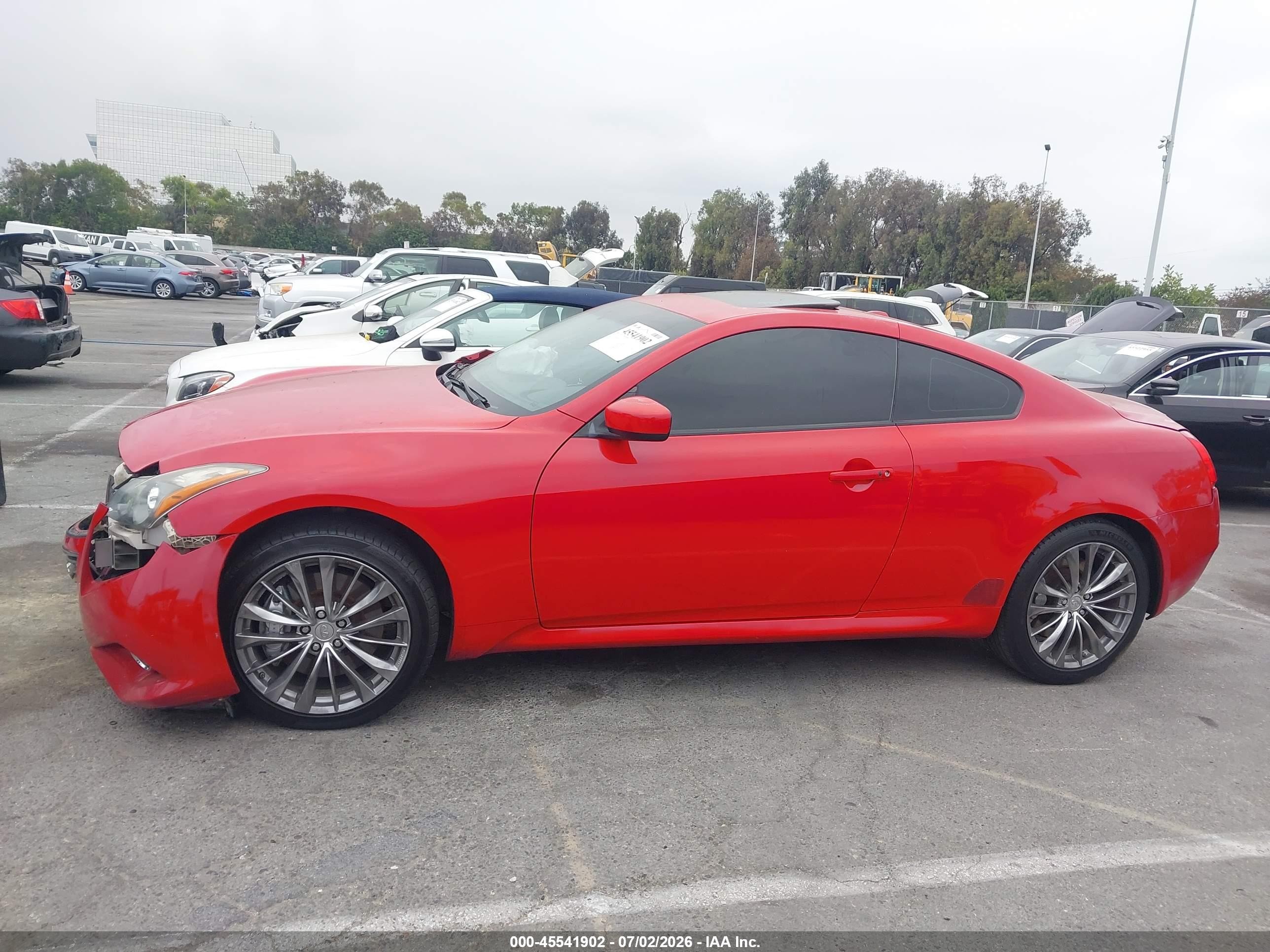 2013 Infiniti G37x   Red vin: JN1CV6EL9DM983041