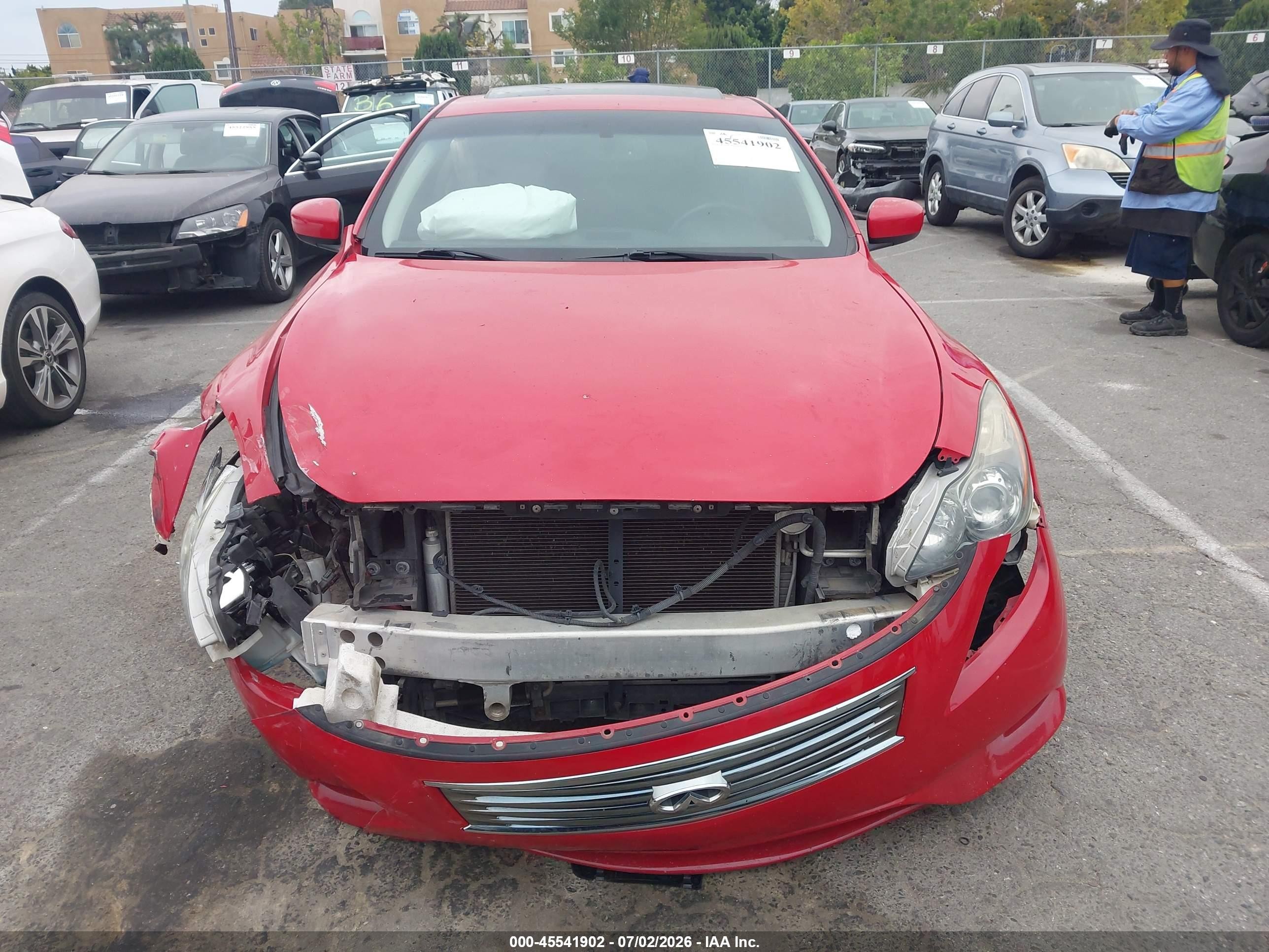 2013 Infiniti G37x   Red vin: JN1CV6EL9DM983041