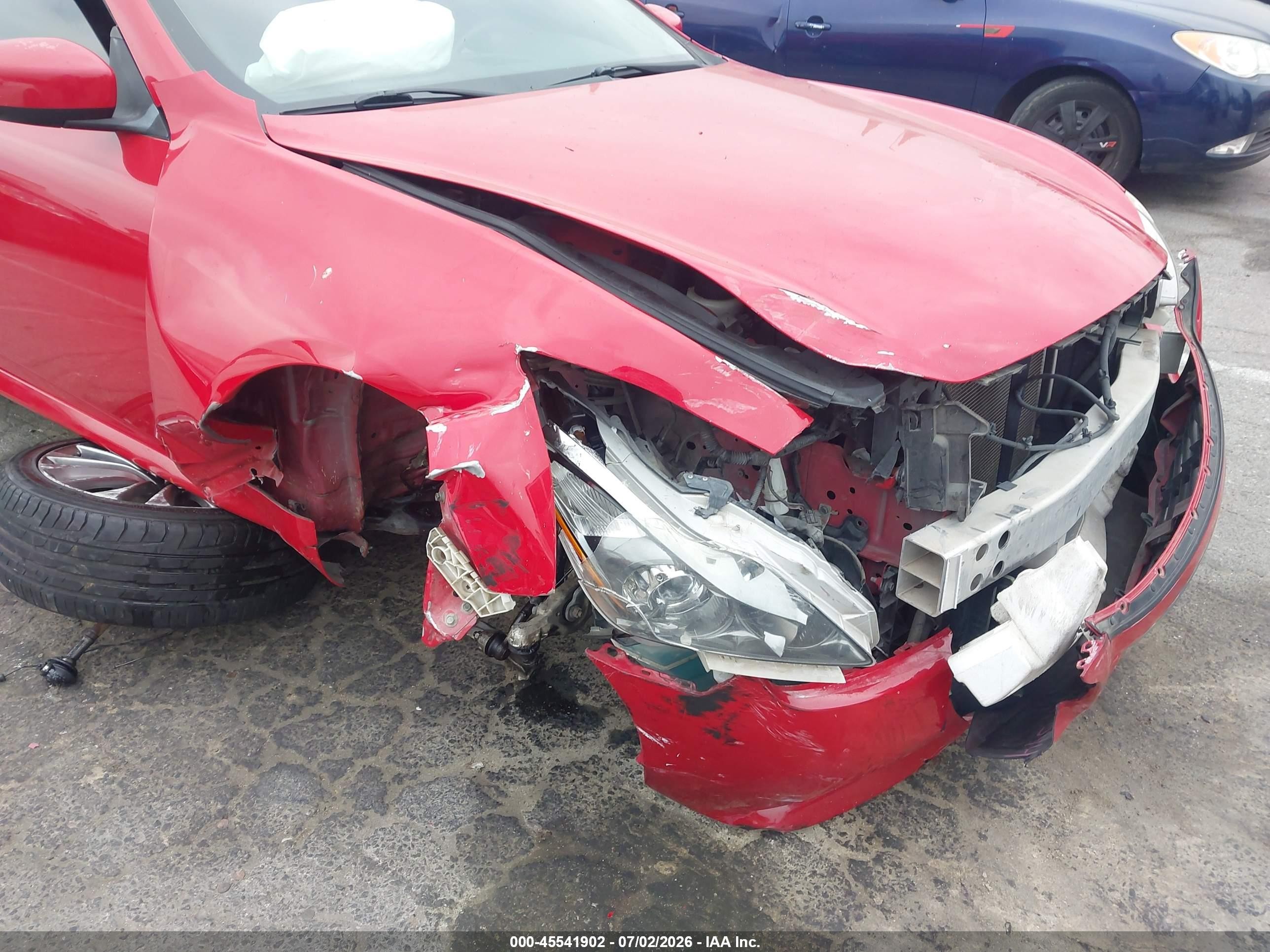 2013 Infiniti G37x   Red vin: JN1CV6EL9DM983041
