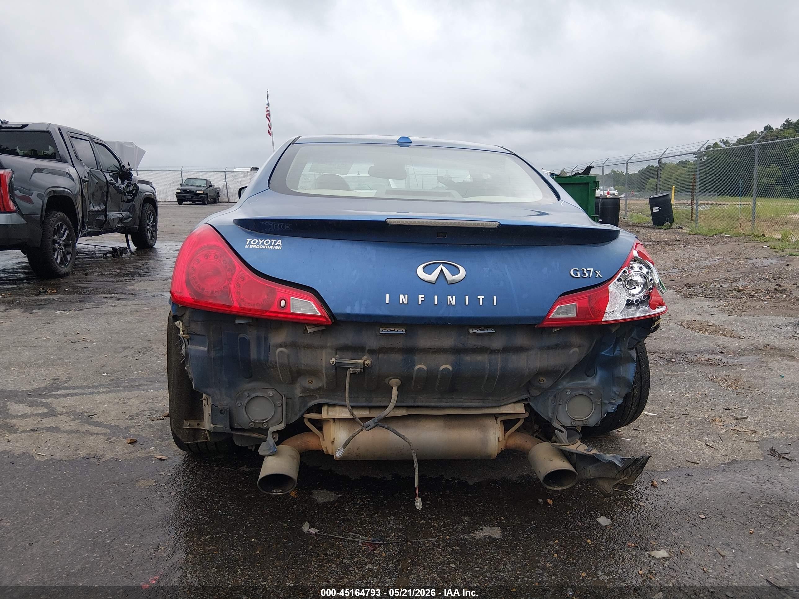 2010 Infiniti G37x   Синий vin: JN1CV6ELXAM153874
